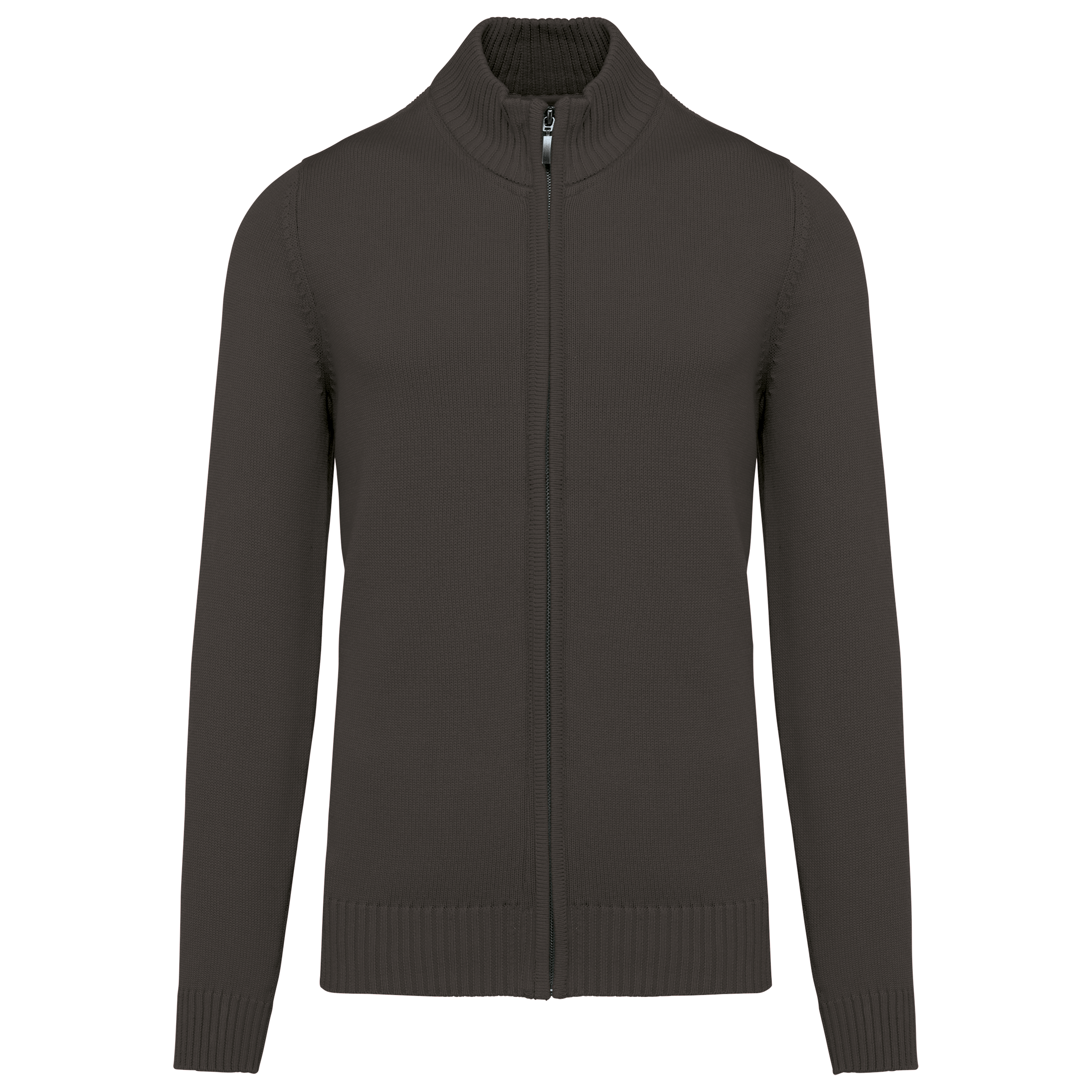 Cárdigan de punto con cremallera