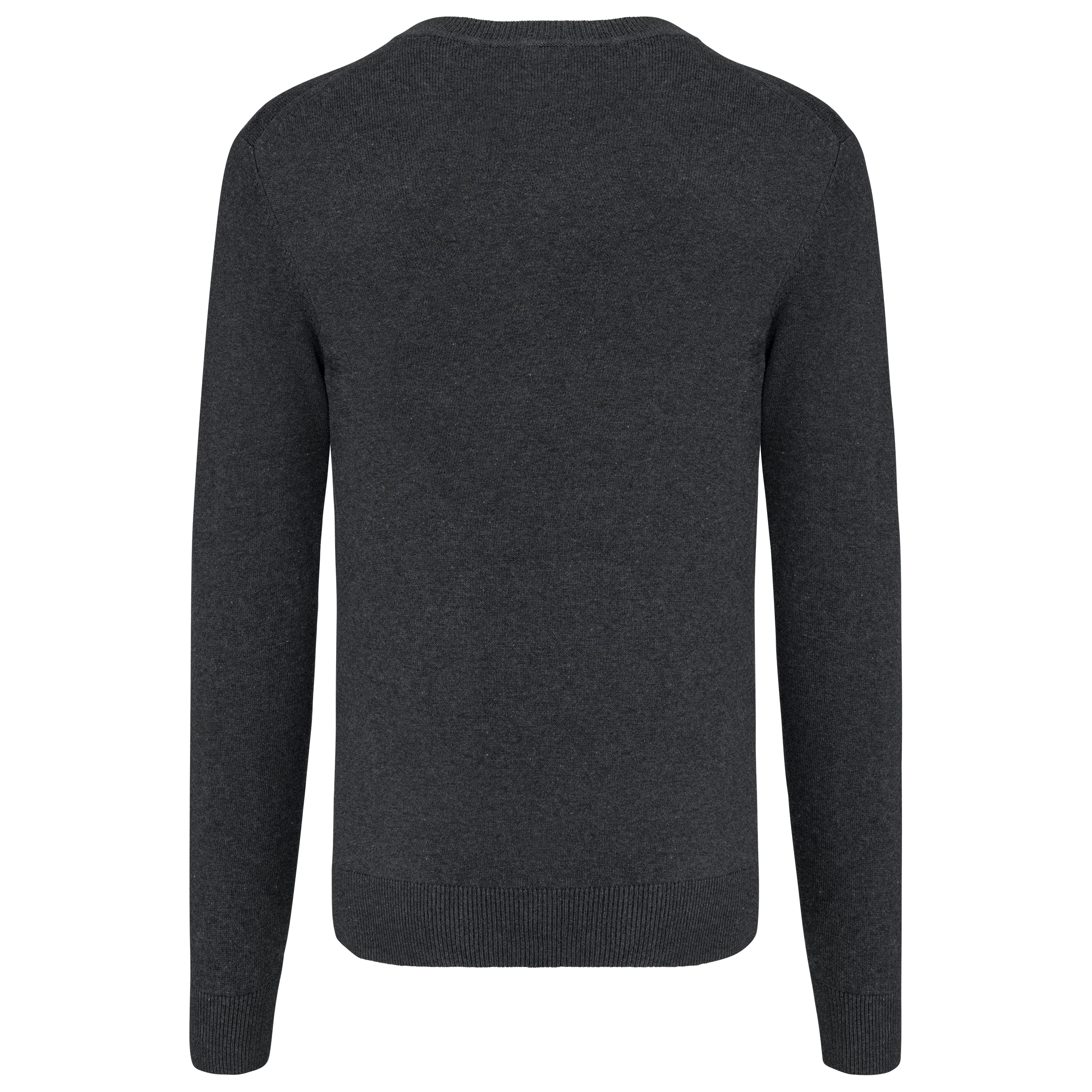 Pullover premium com decote V - Black Heather
