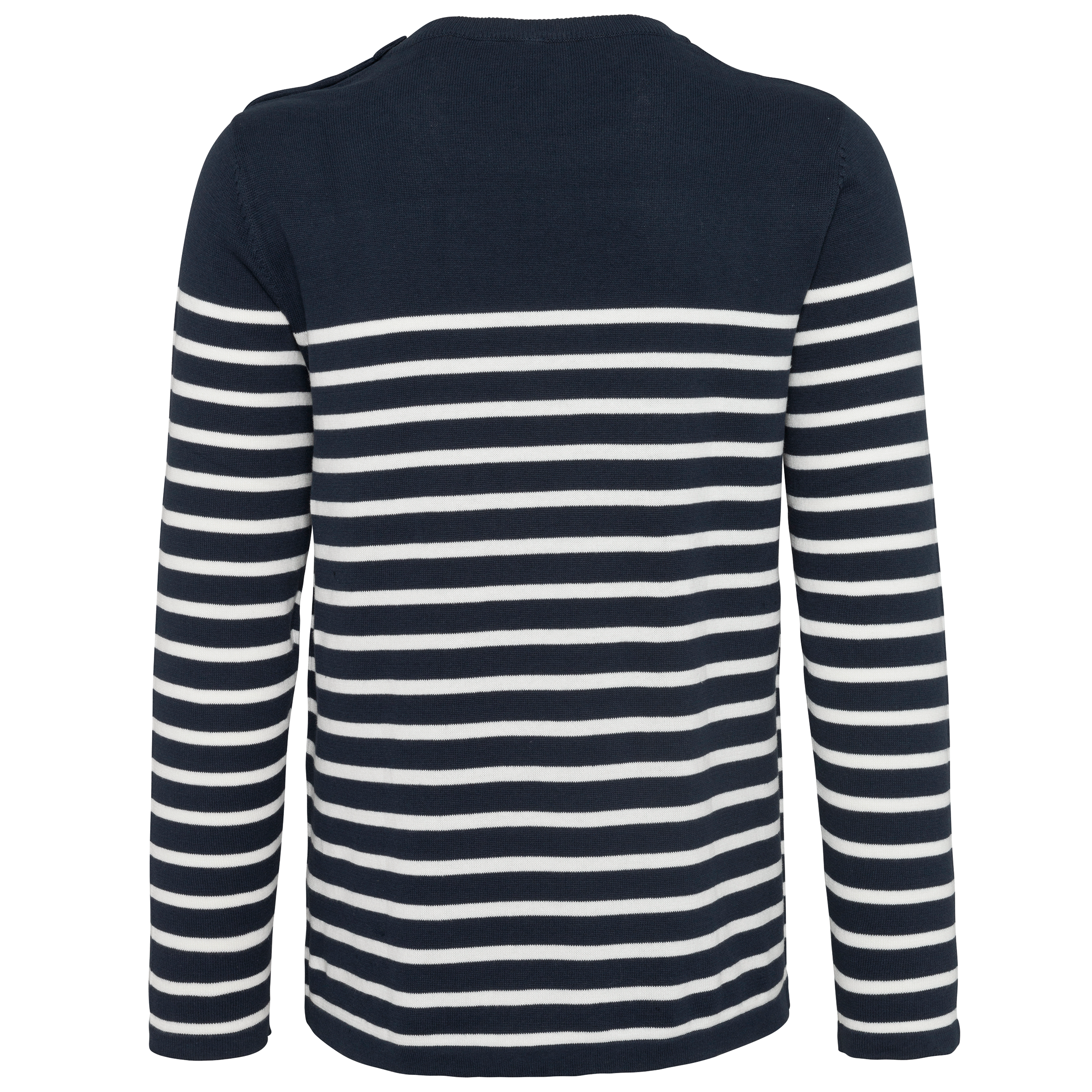 Camisola estilo marinheiro de homem - Striped Navy / Off White