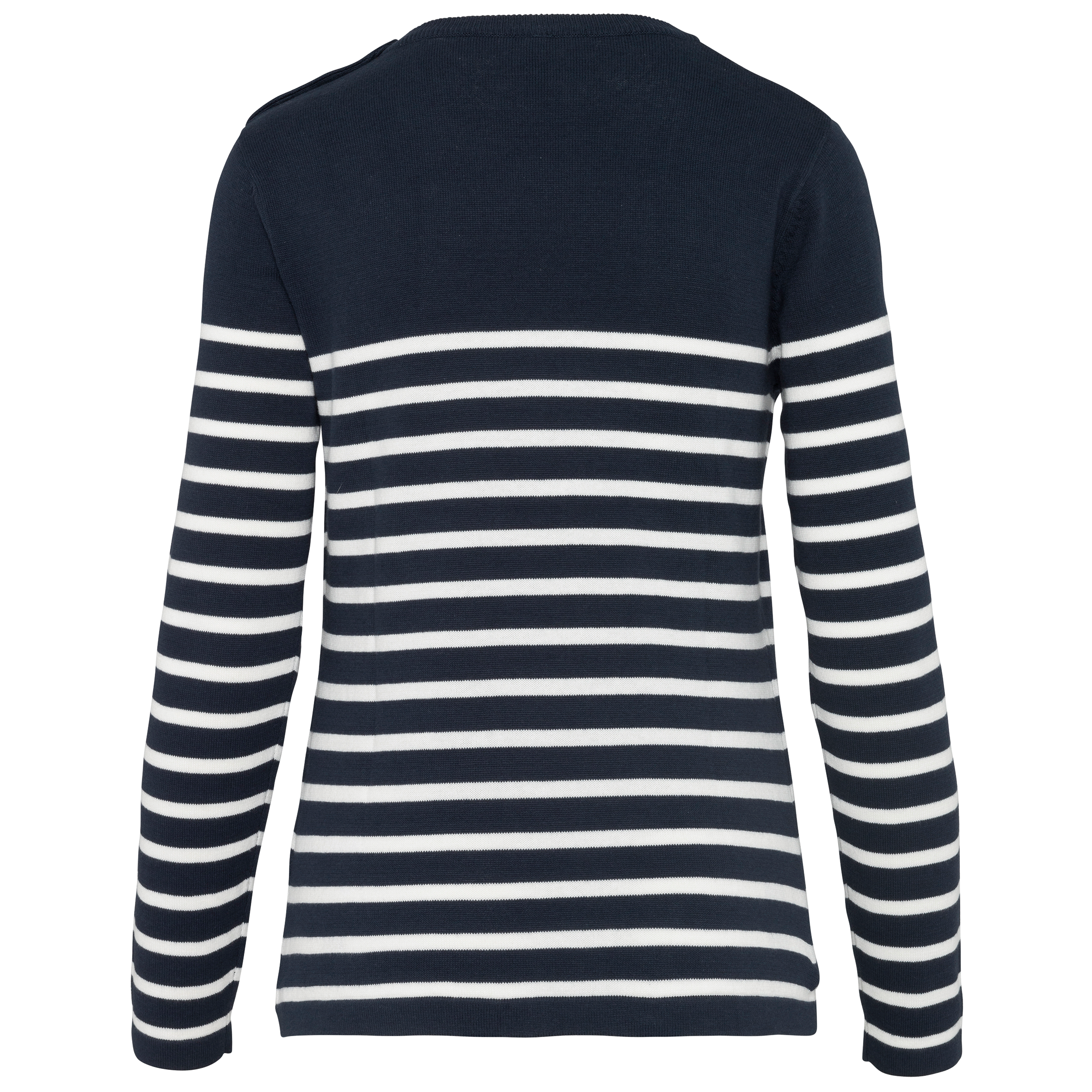 Camisola estilo marinheiro de senhora - Striped Navy / Off White