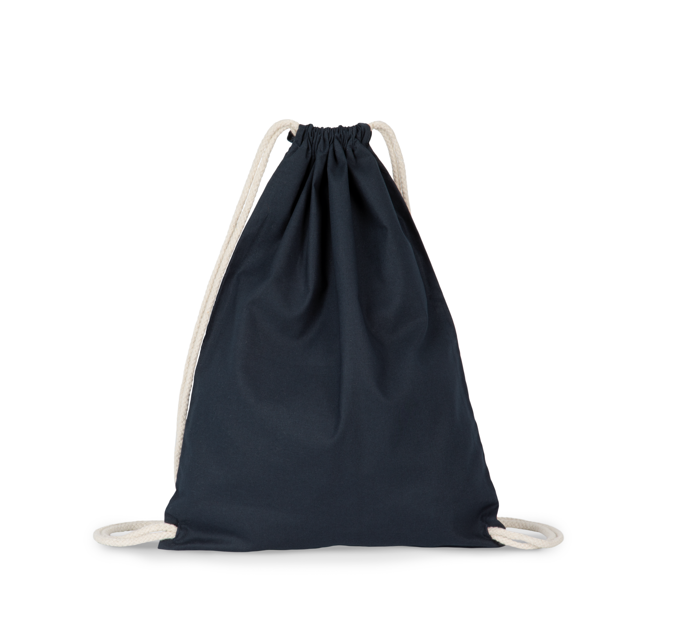 Mochila de algodón orgánico con cordones