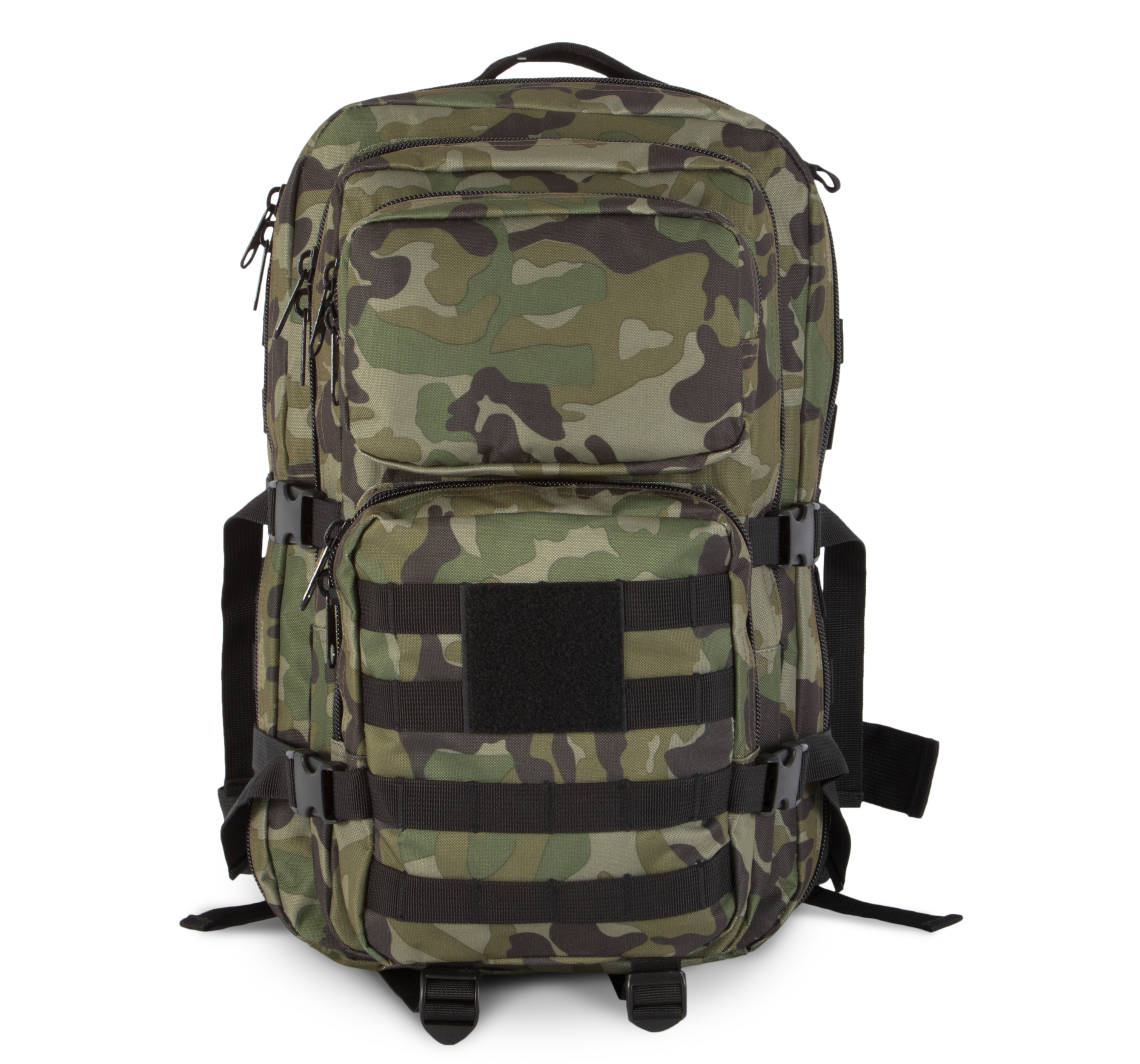 Mochila MOLLE — Verde Frente