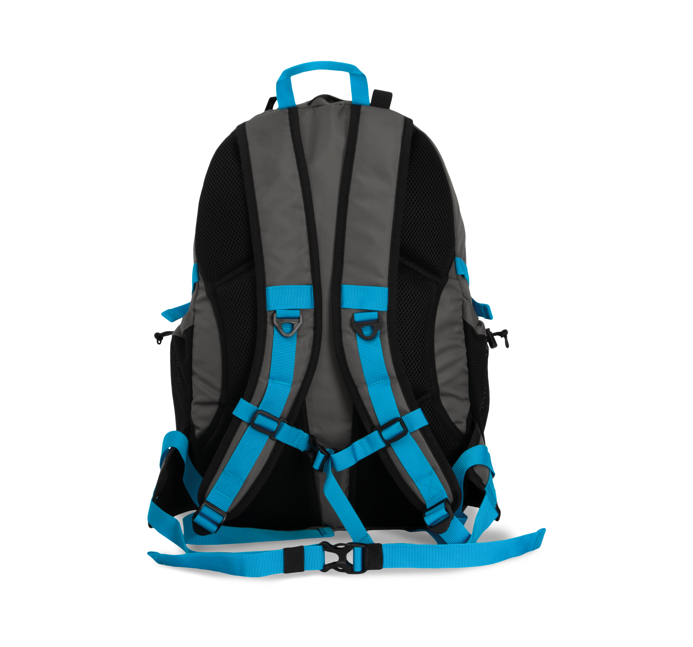 Mochila de lazer com porta-capacete - Light Titanium / Tropical Blue