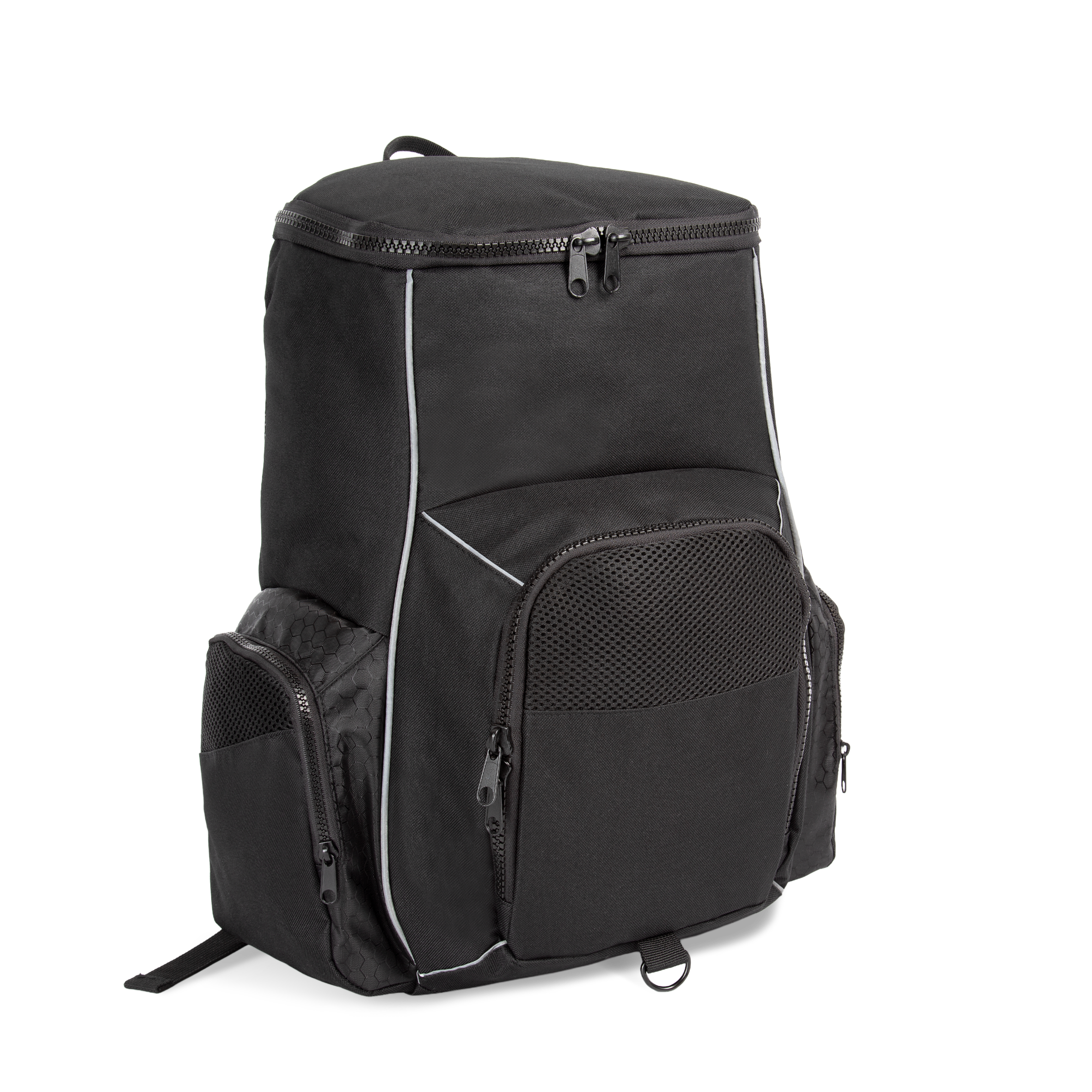 Mochila de deporte con portaobjetos confeccionada en material reciclado