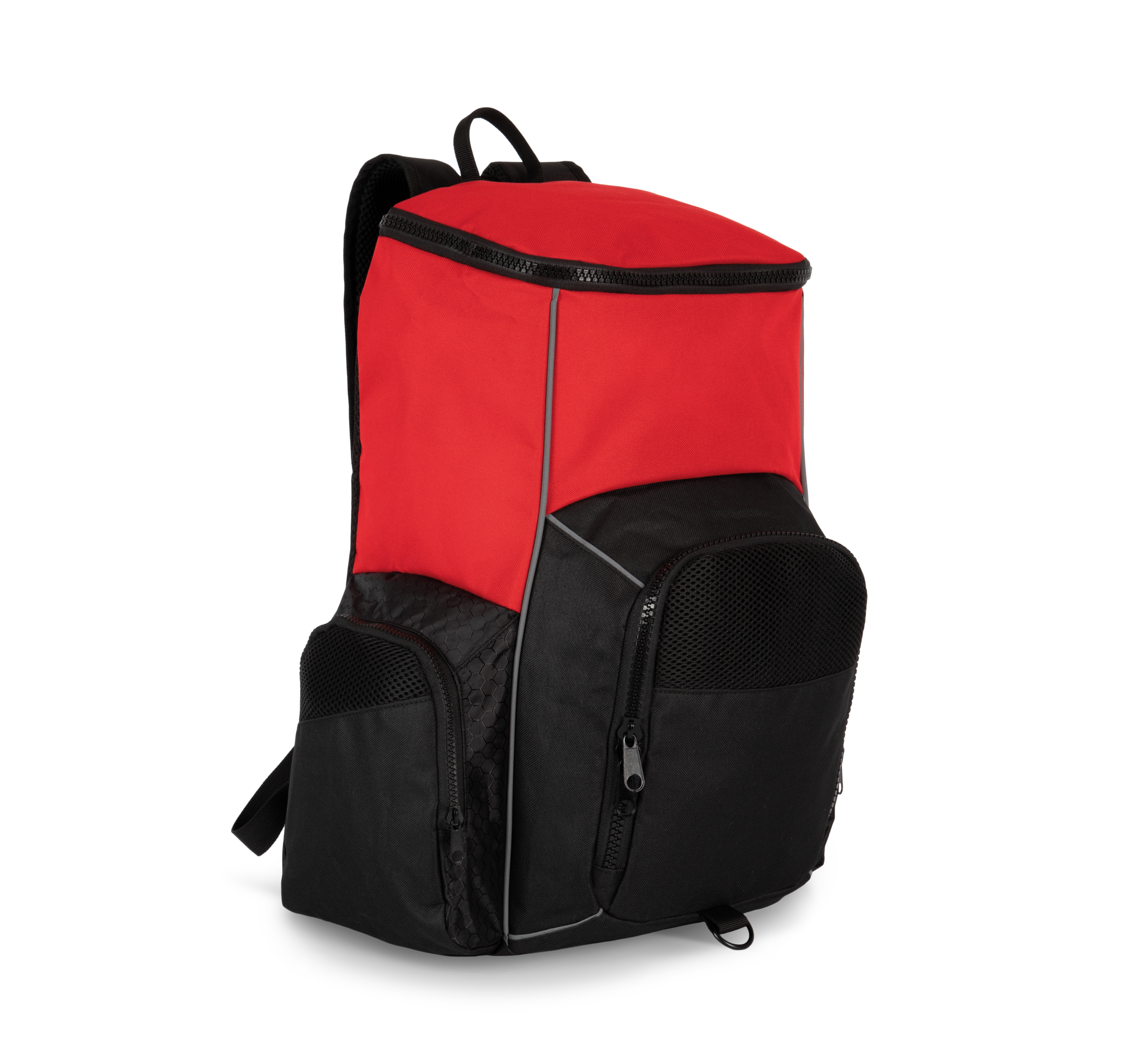 Mochila de deporte con portaobjetos confeccionada en material reciclado