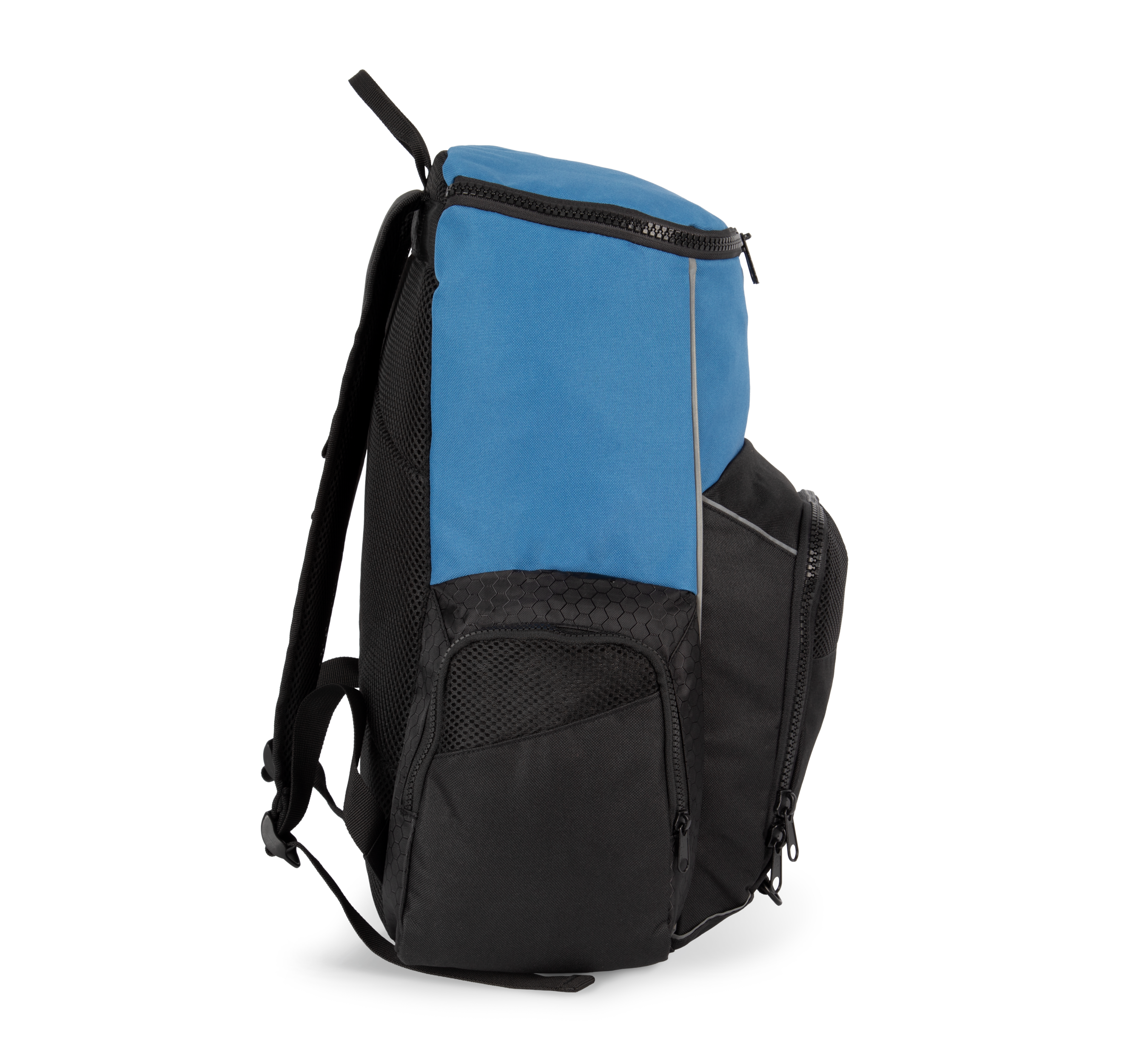 Mochila de deporte con portaobjetos confeccionada en material reciclado