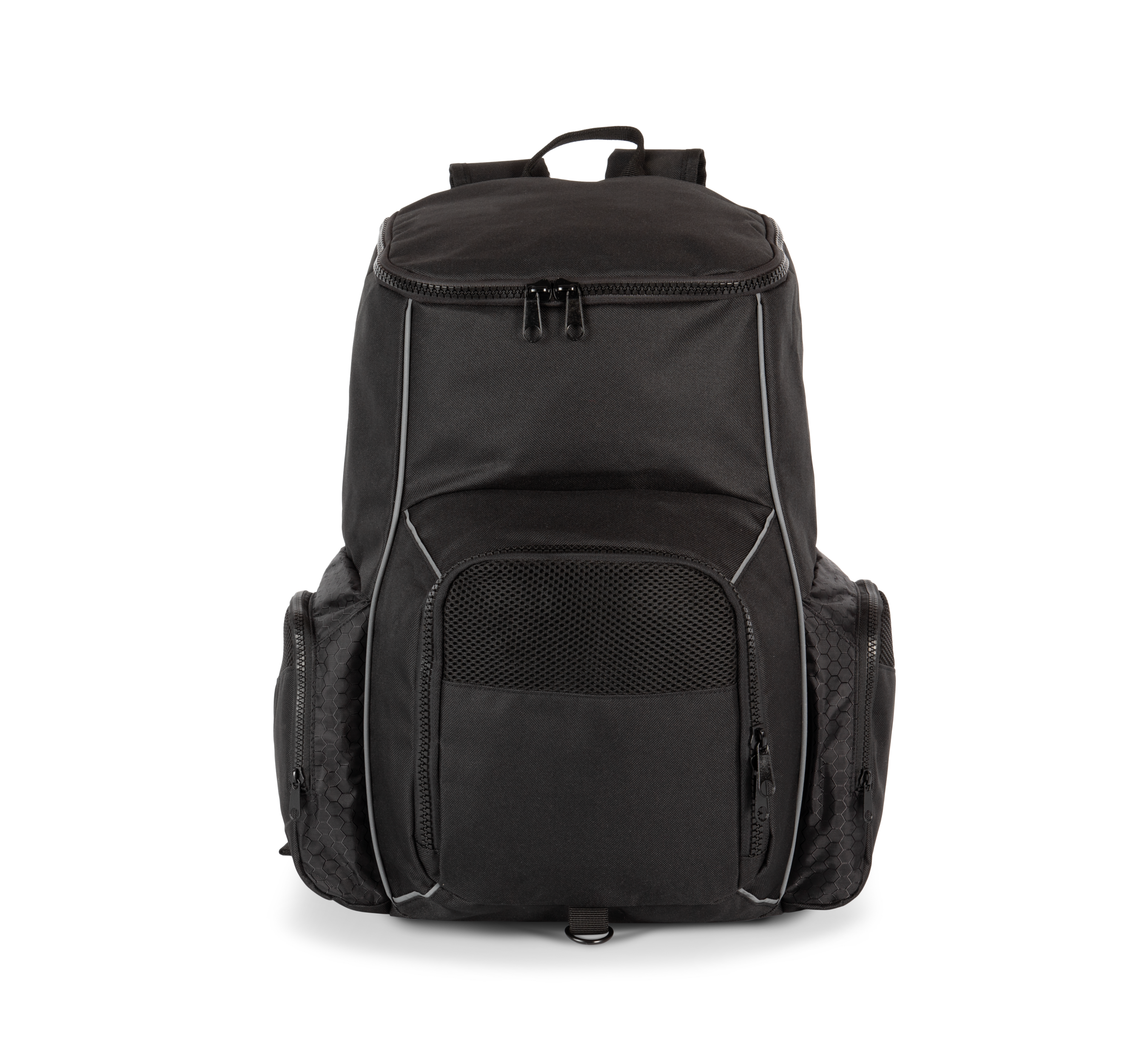 Mochila de desporto reciclada com porta-objectos - Black