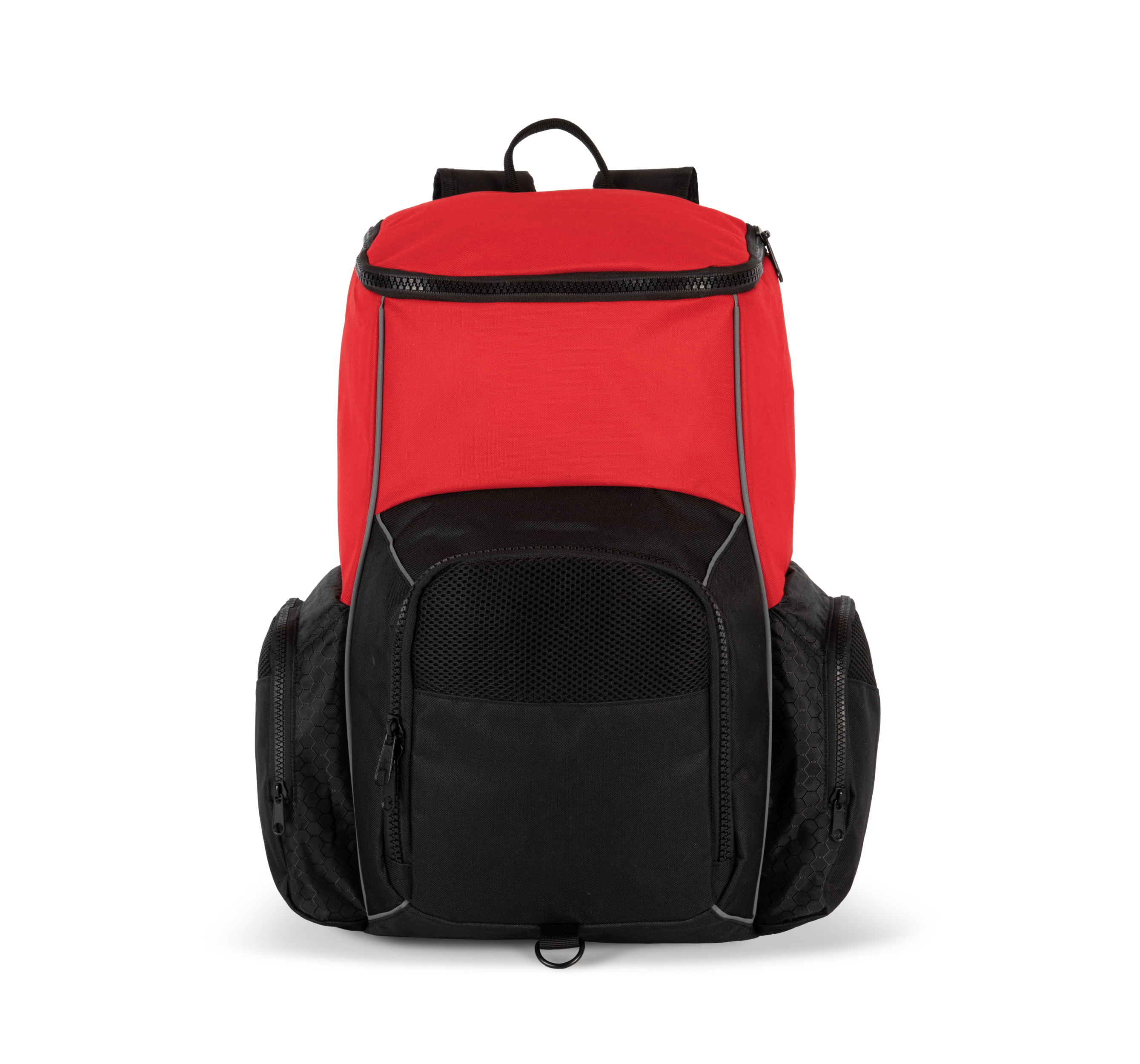 Mochila de deporte con portaobjetos confeccionada en material reciclado