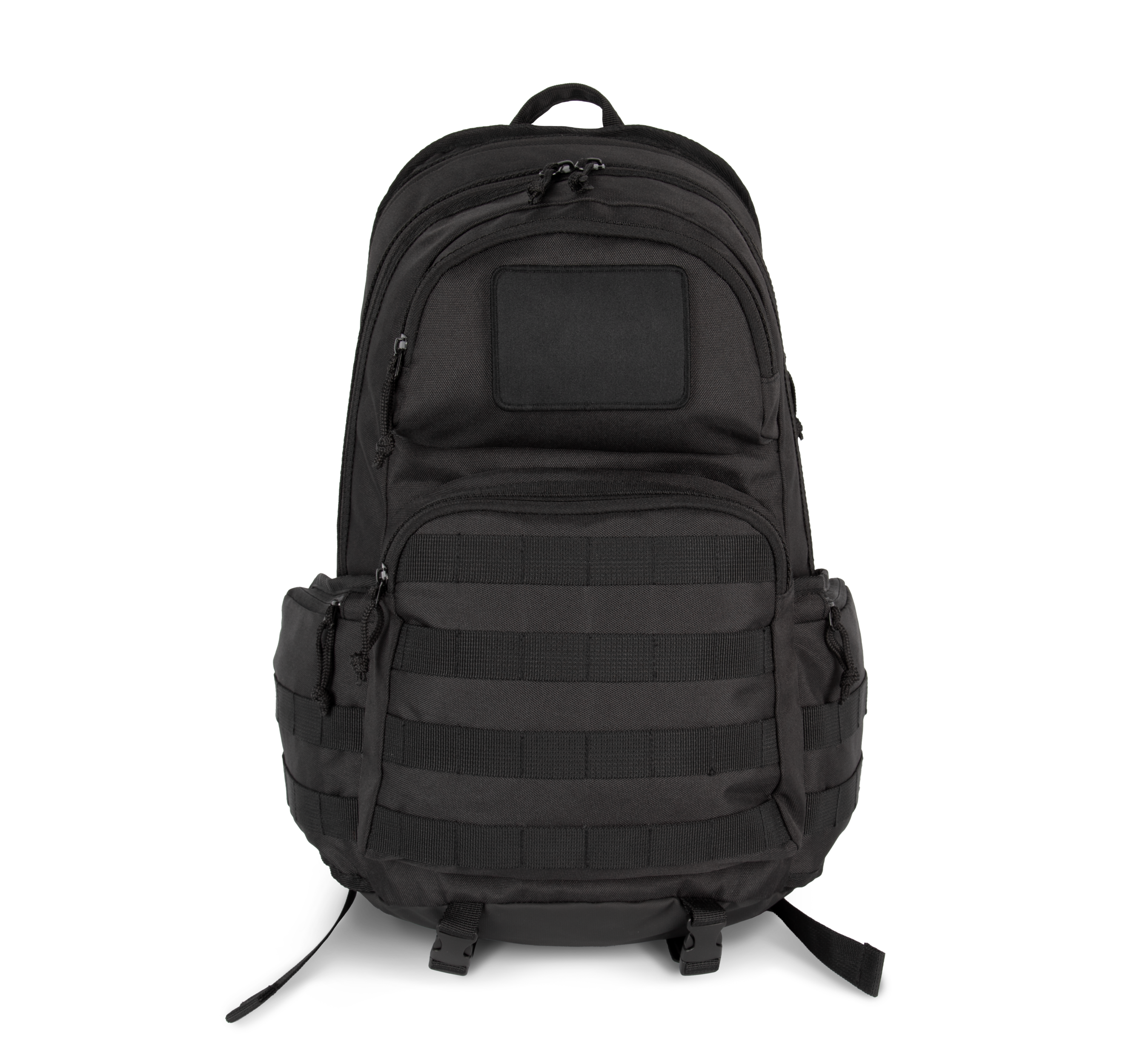 Mochila MOLLE estilo urbano — Preto Frente