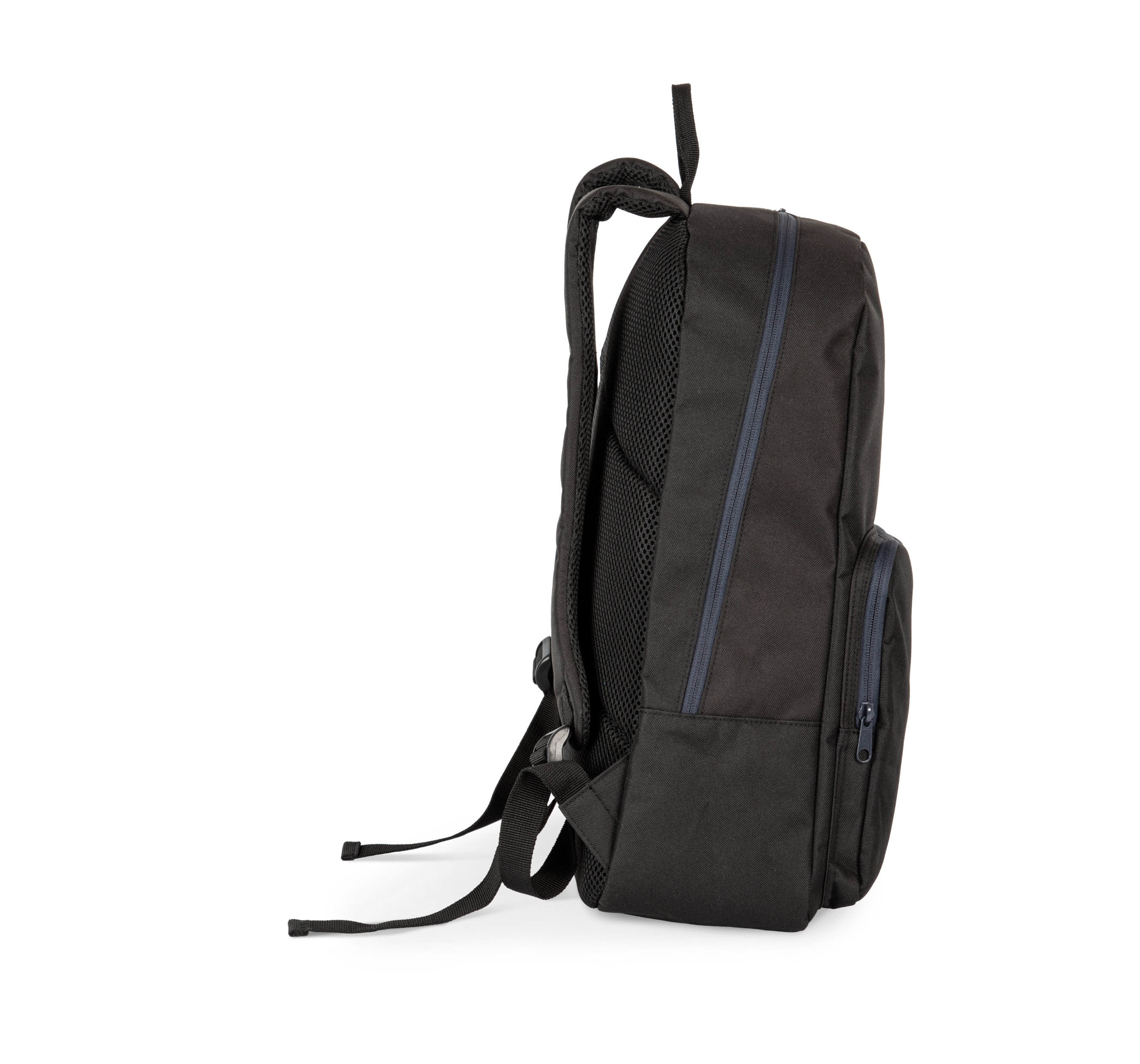 Mochila con cierres rápidos a contraste