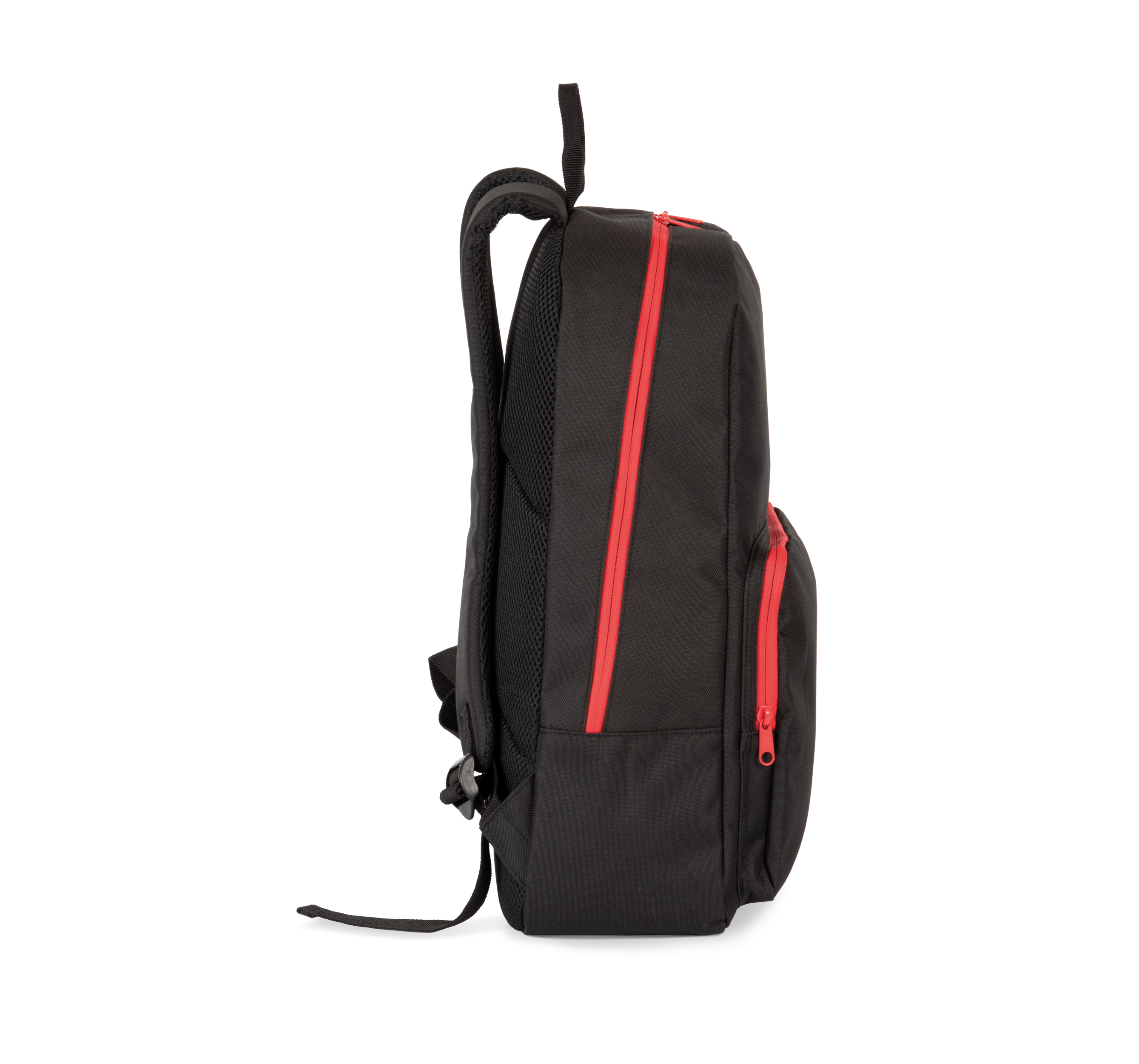 Mochila con cierres rápidos a contraste