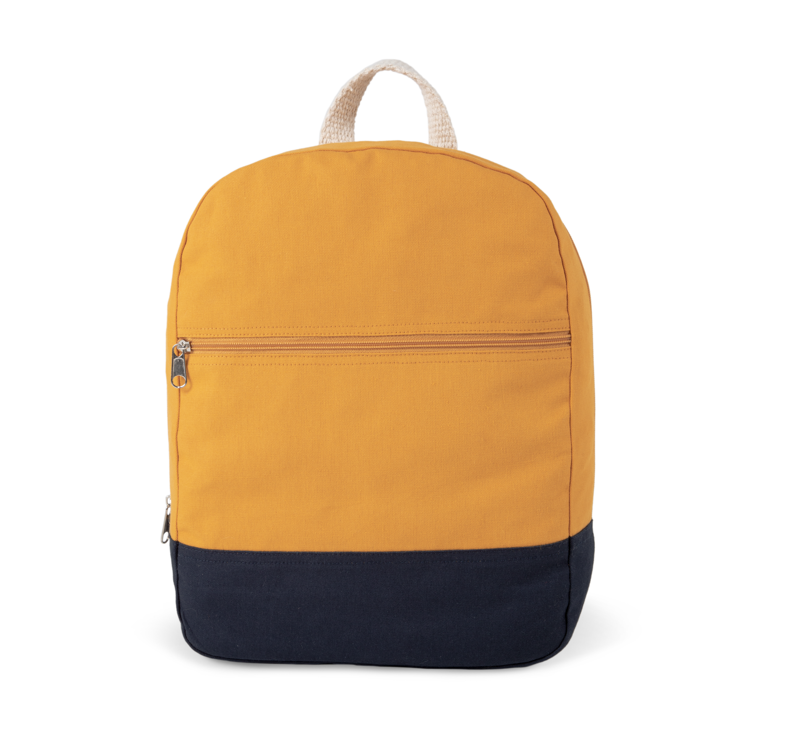 Mochila básica em algodão - Cumin Yellow / Navy
