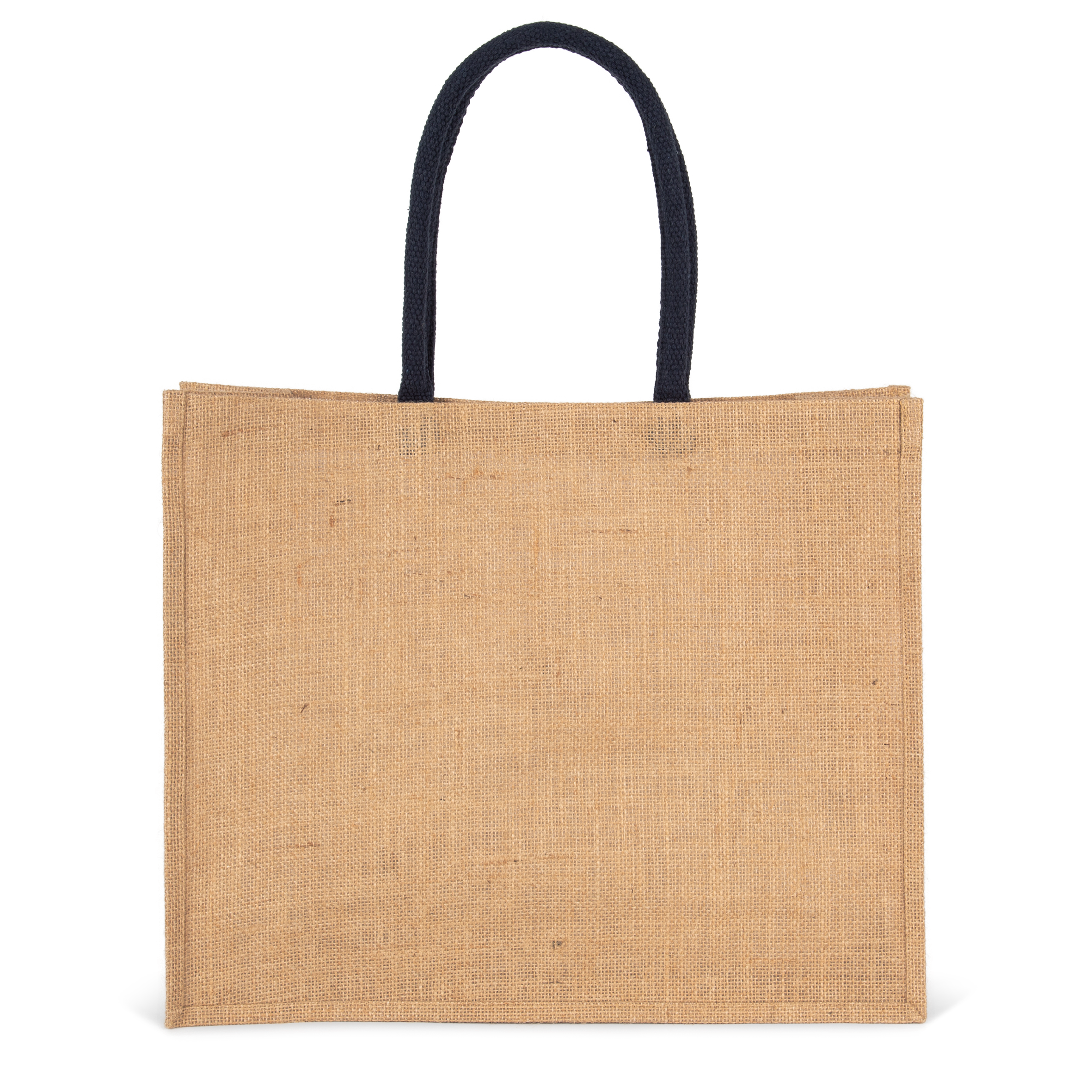 Saco de praia em juta - Natural / Navy