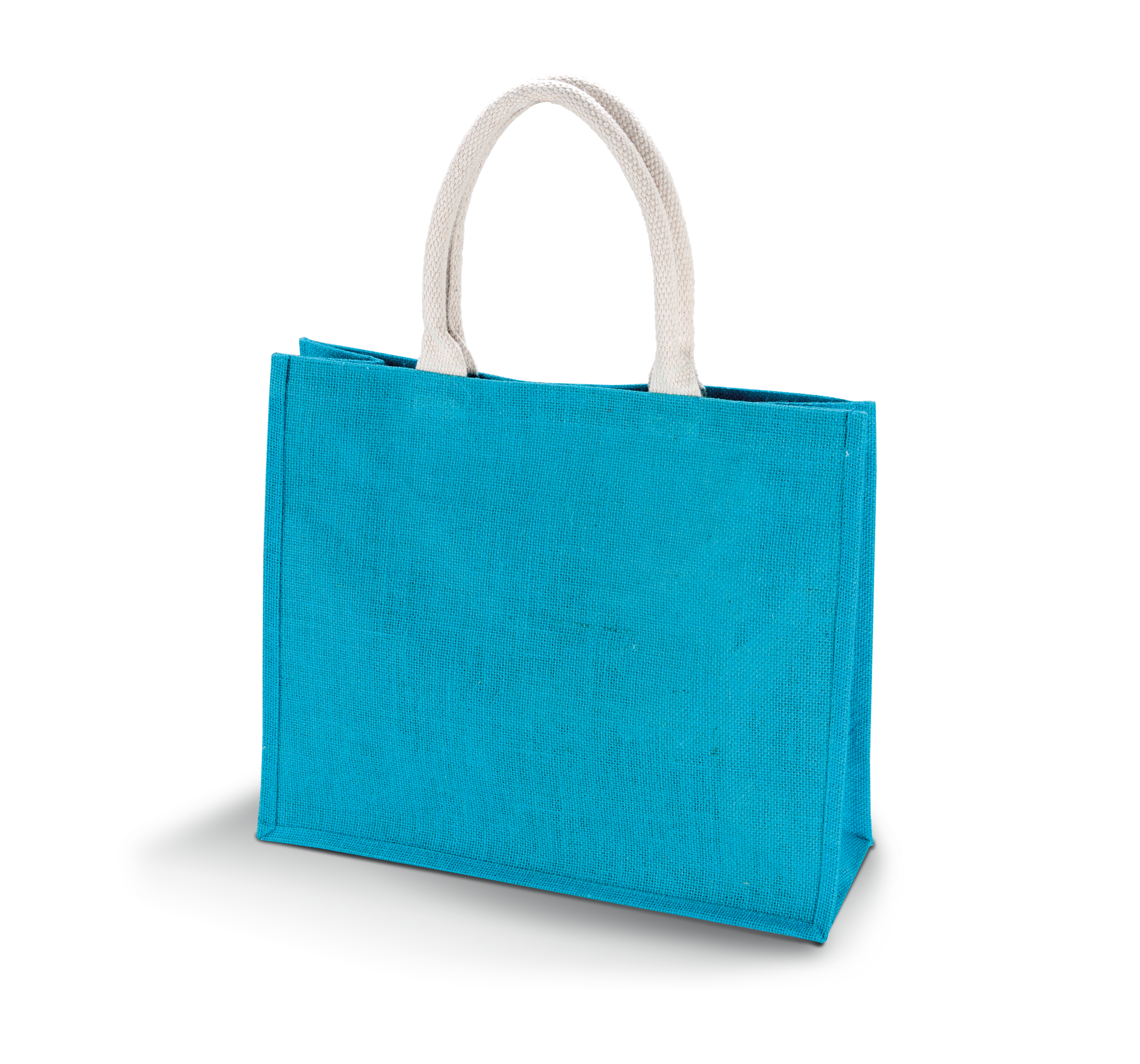 Saco de praia em juta - Turquoise