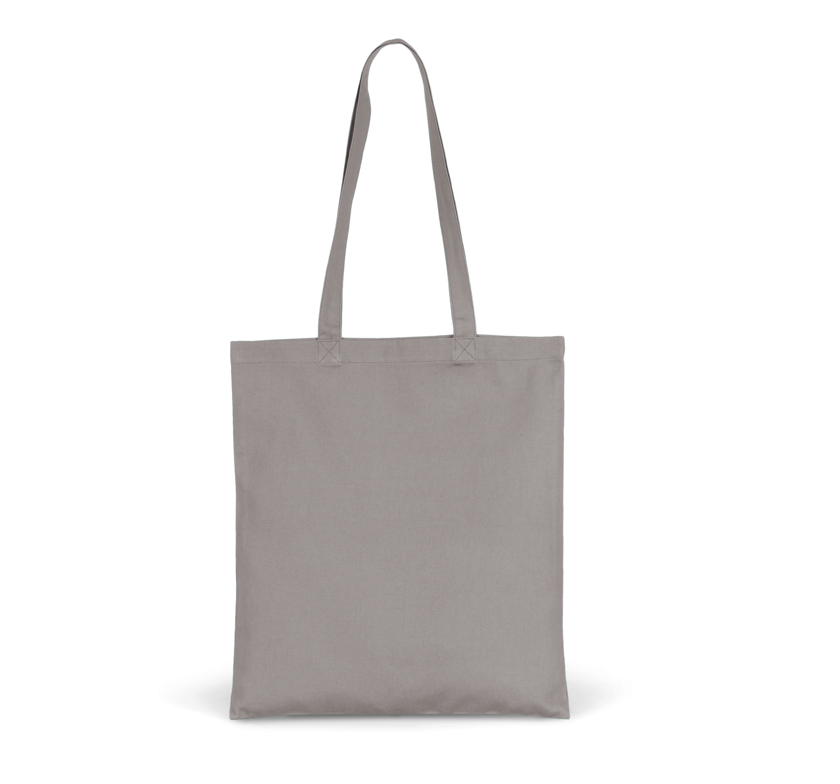 Saco de compras em algodão canvas - Metal grey