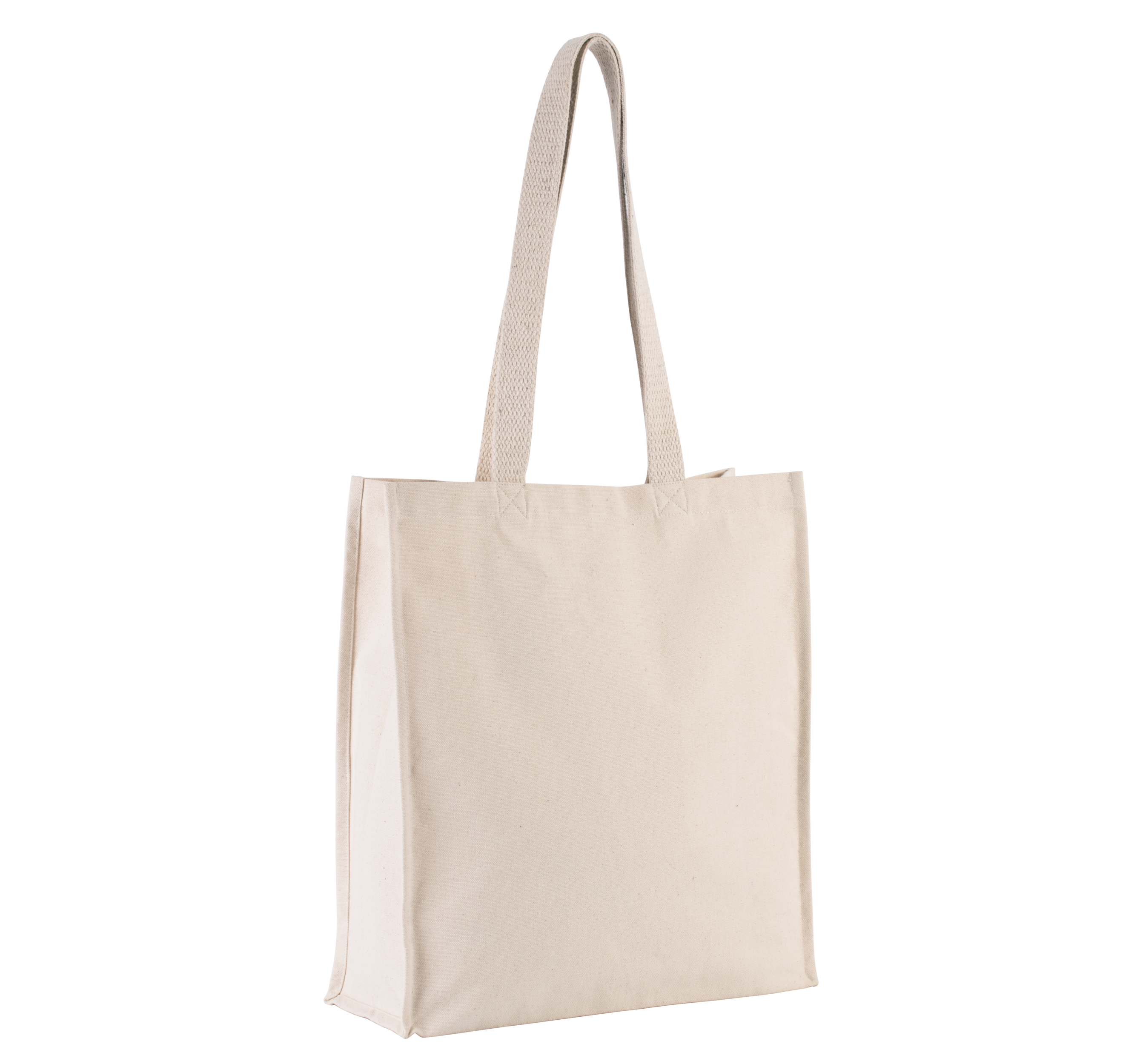 Saco de compras com fole - Natural