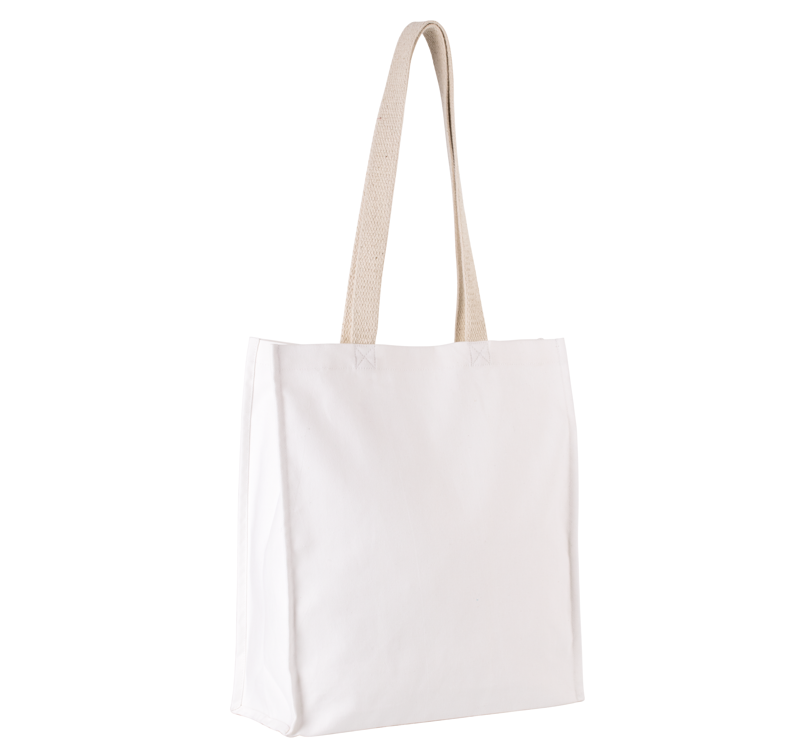 Saco de compras com fole - White