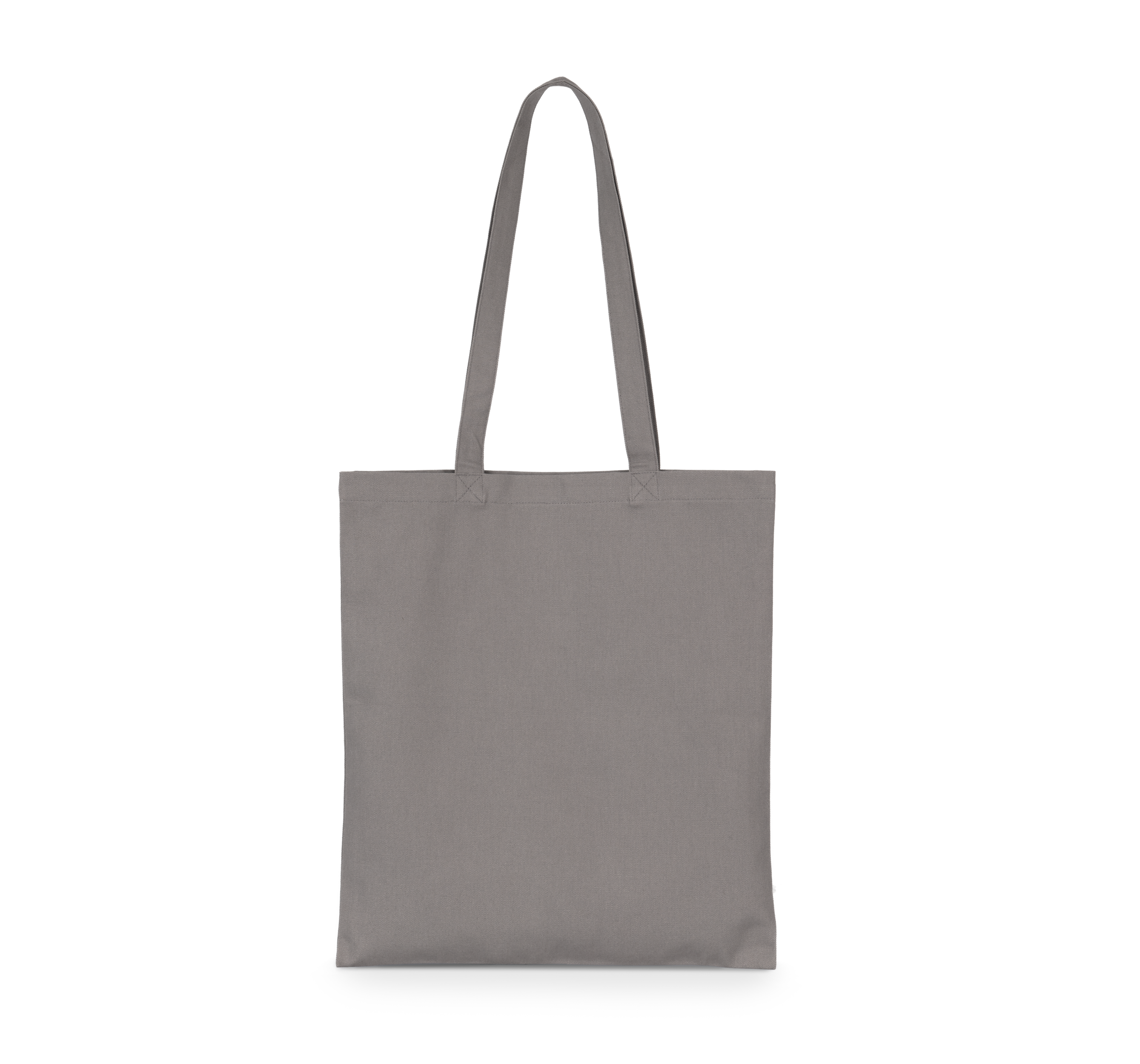 Saco de compras clássico em algodão biológico - Metal grey