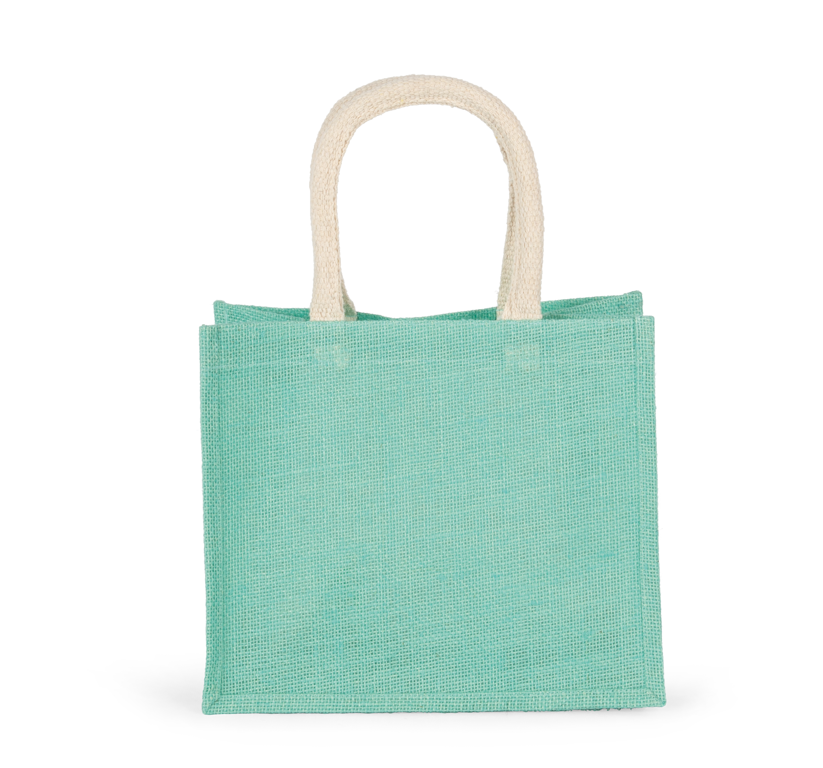Saco de compras em juta – modelo médio - Ice Mint