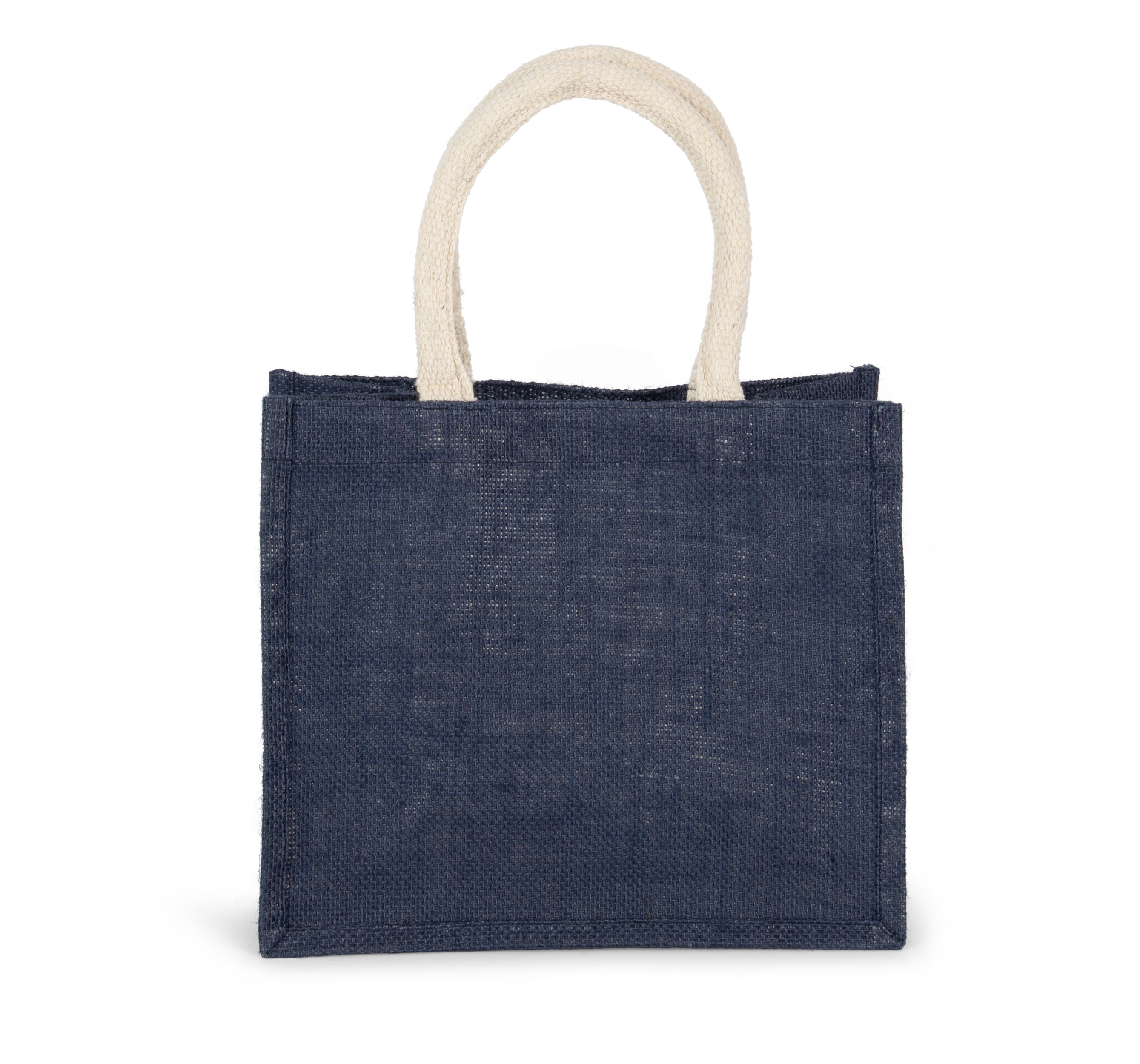 Saco de compras em juta – modelo médio - Midnight Blue