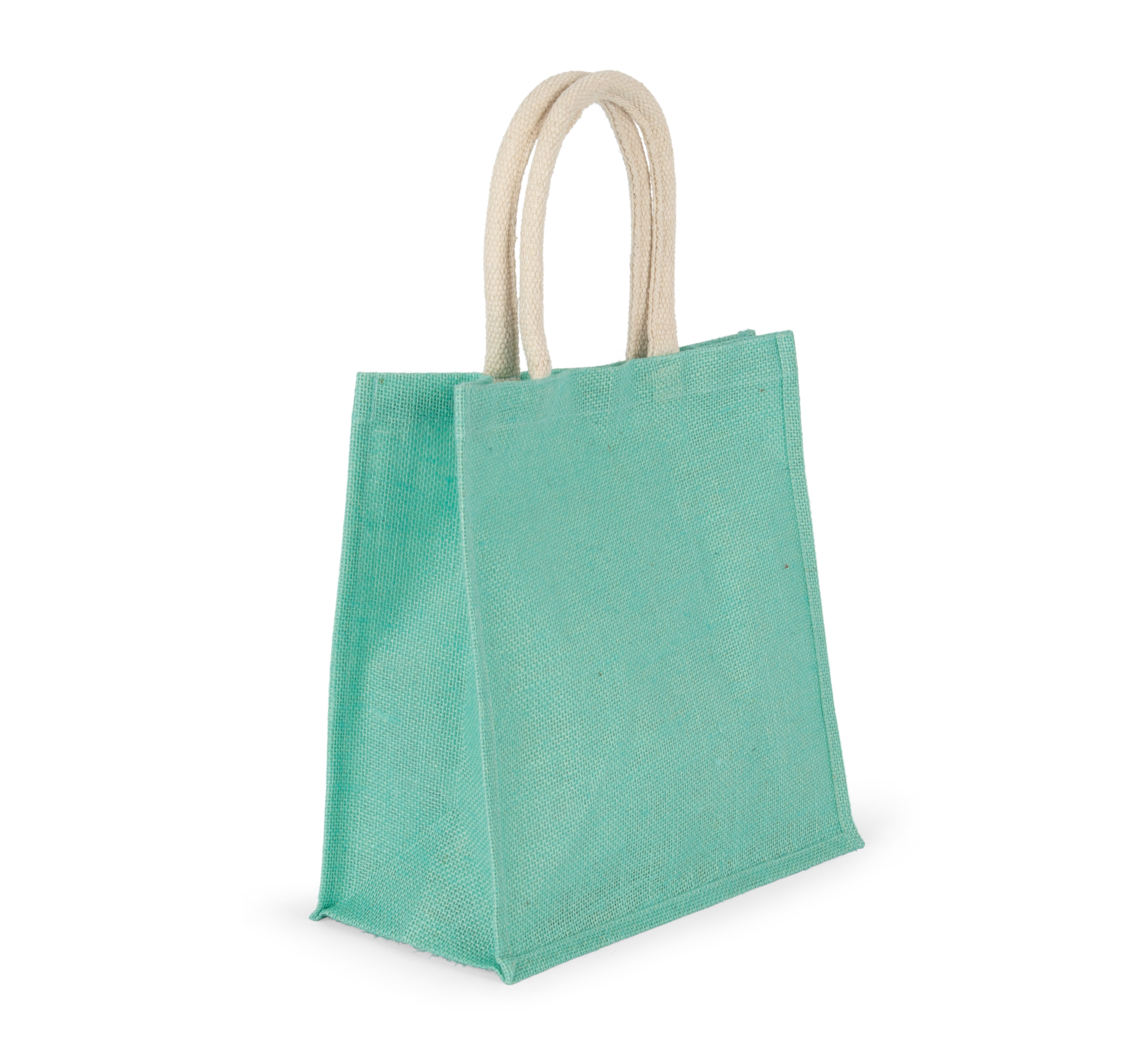 Bolsa estilo tote de tela de yute, modelo grande