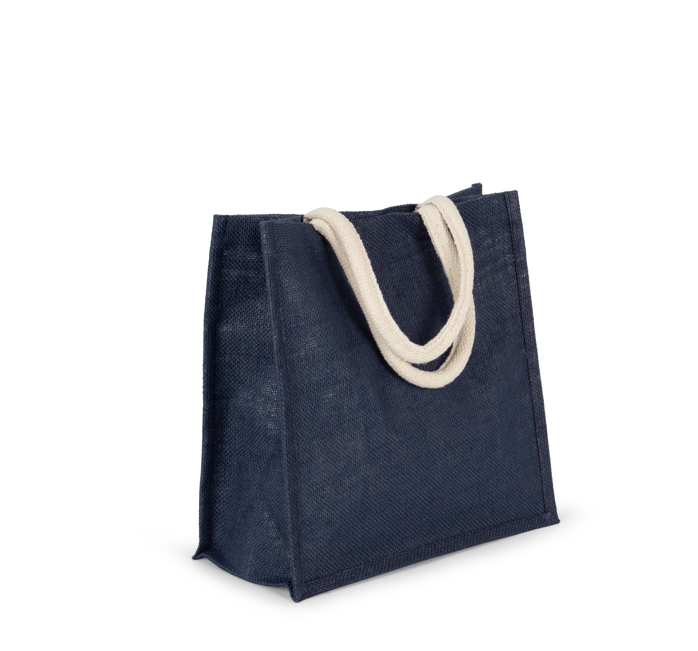 Bolsa estilo tote de tela de yute, modelo grande