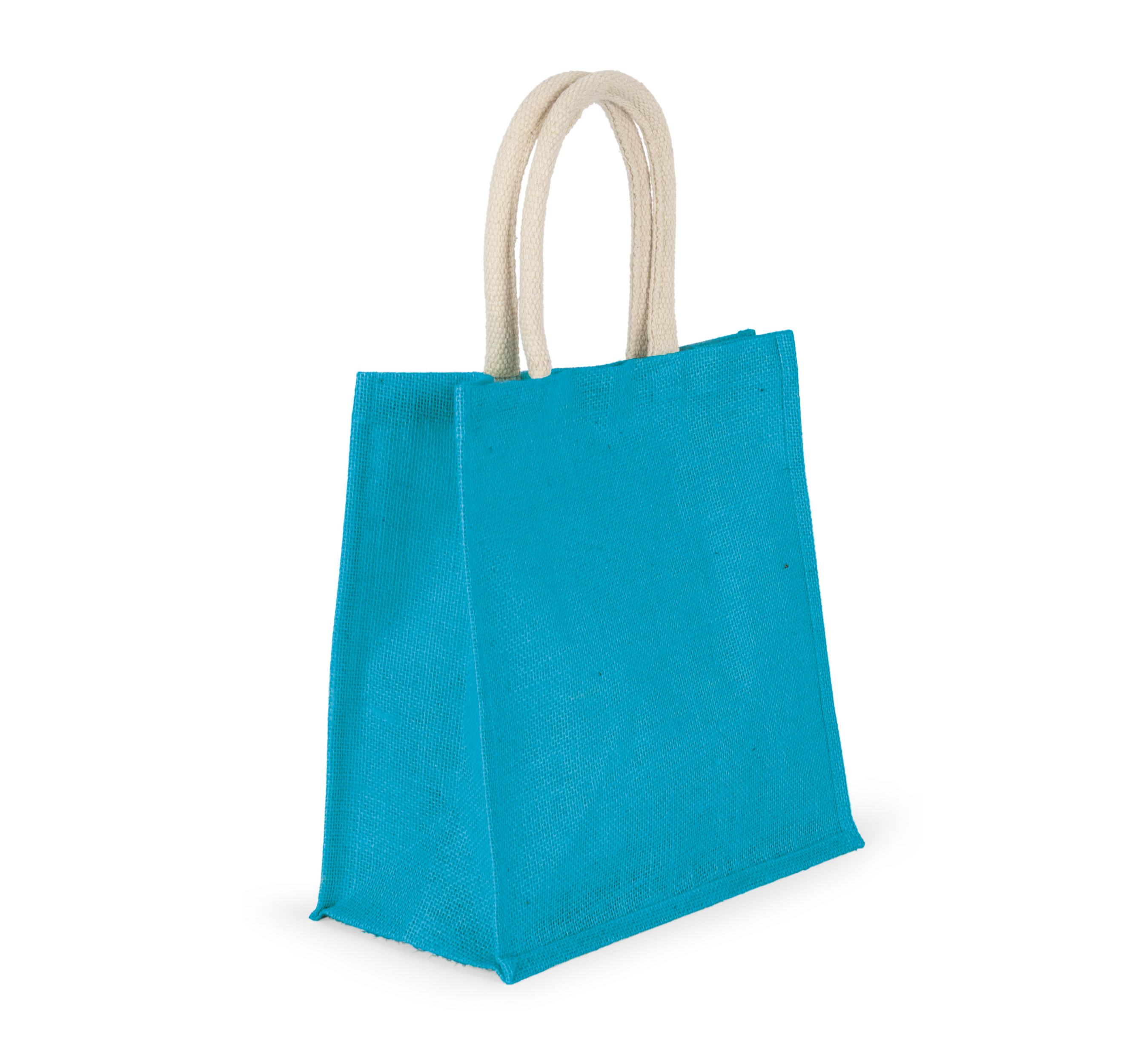 Bolsa estilo tote de tela de yute, modelo grande