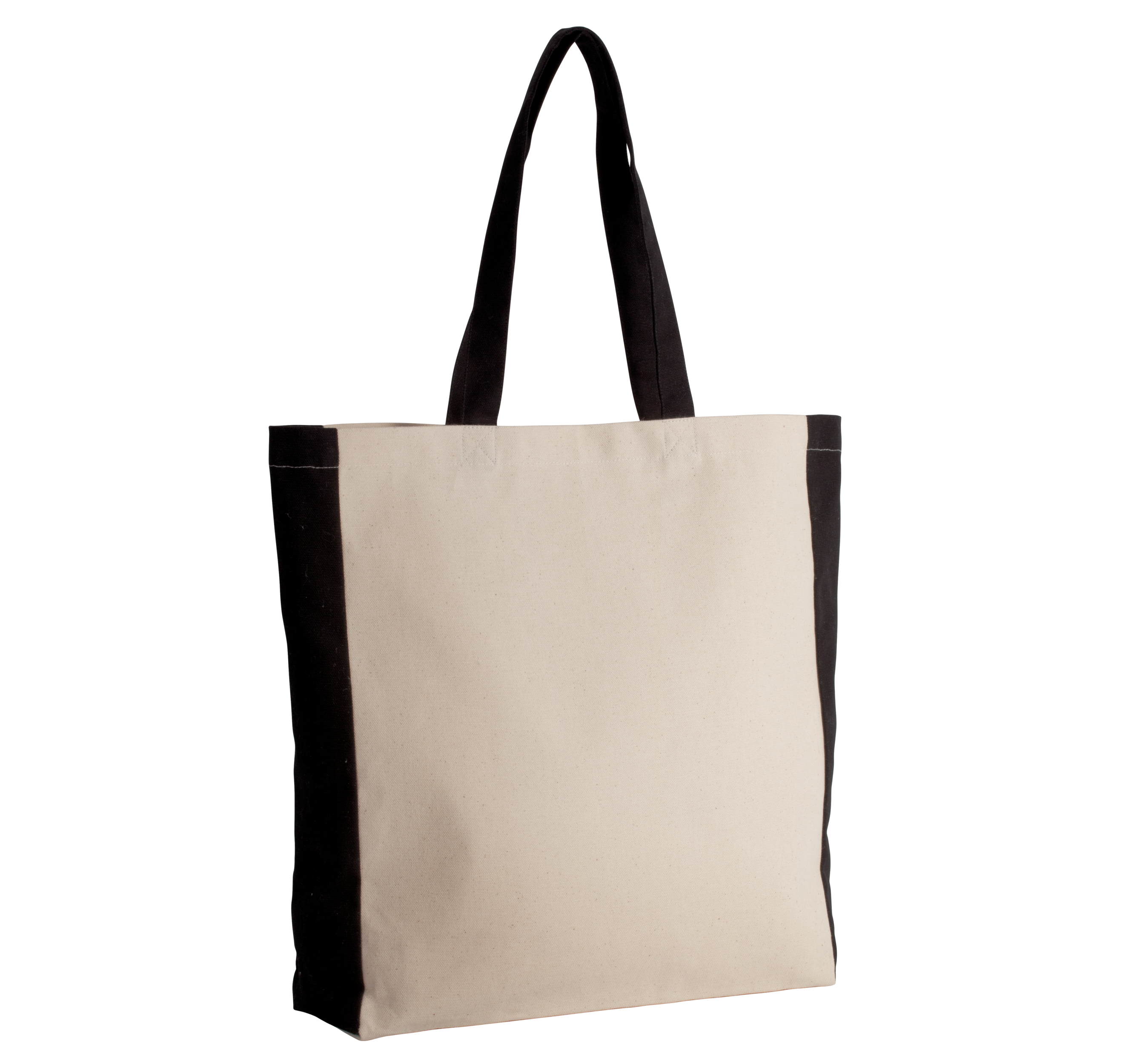 Saco de compras bicolor - Natural / Black