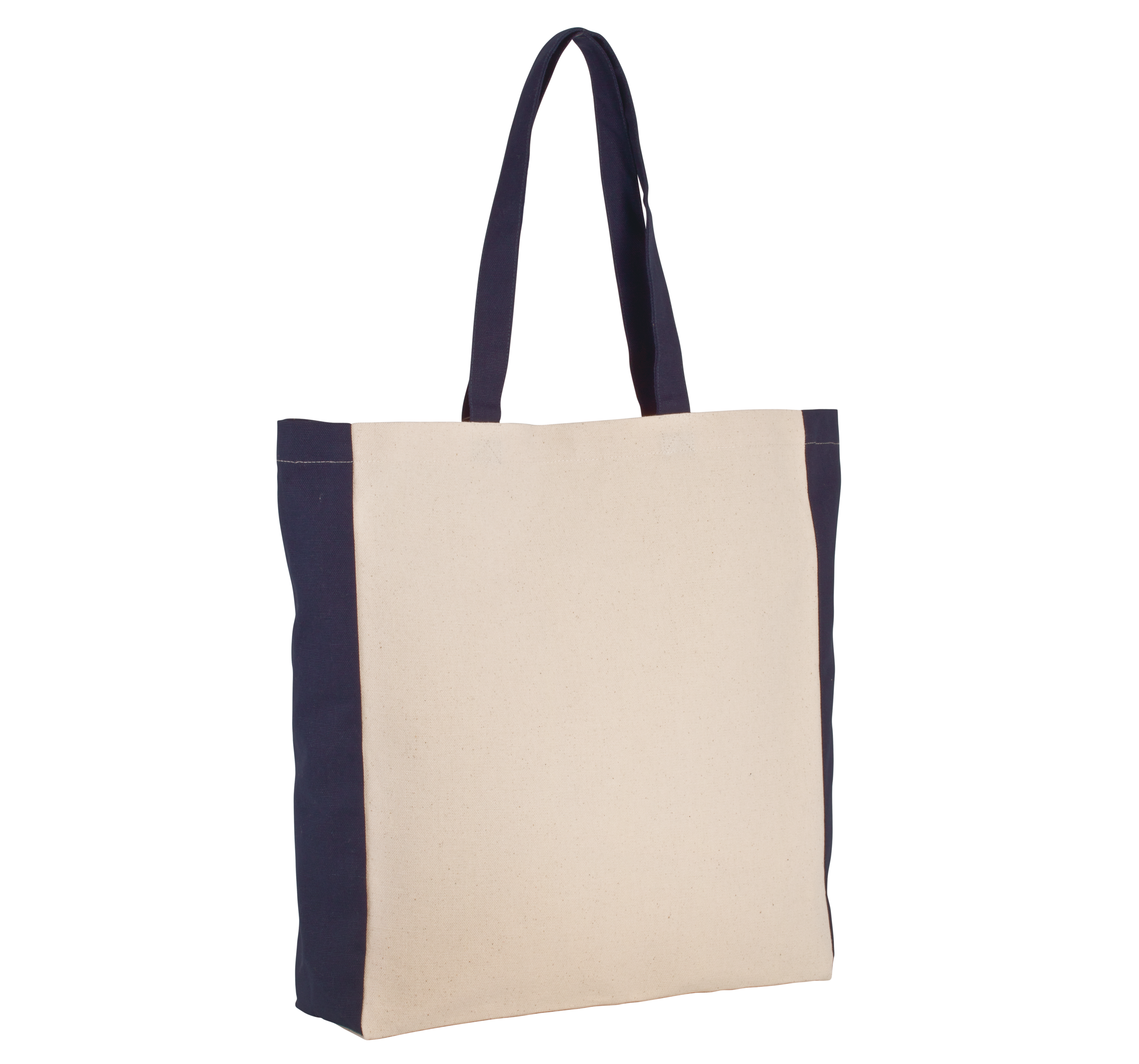 Saco de compras bicolor - Natural / Navy