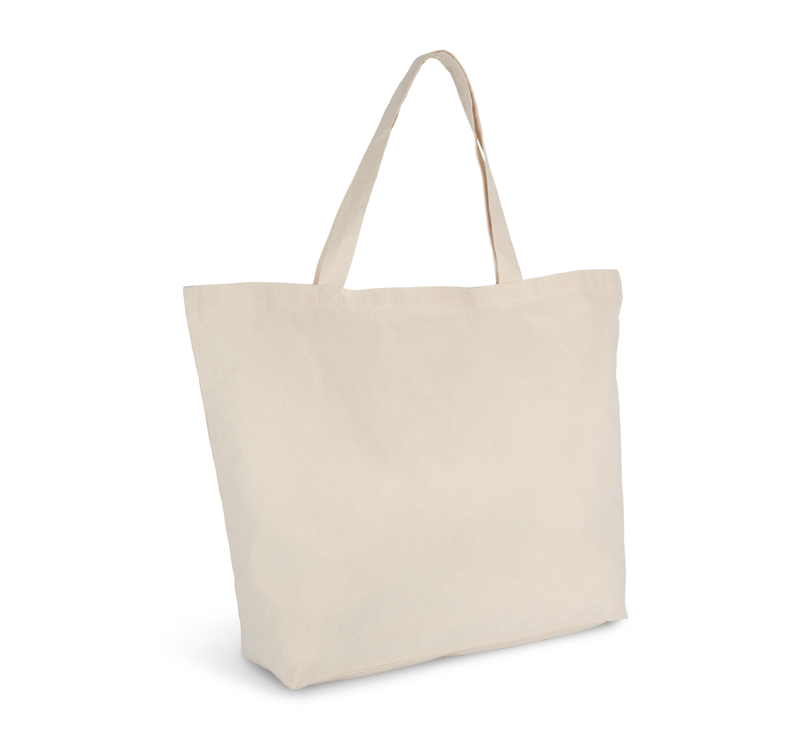 Saco de compras muito grande em algodão - Natural