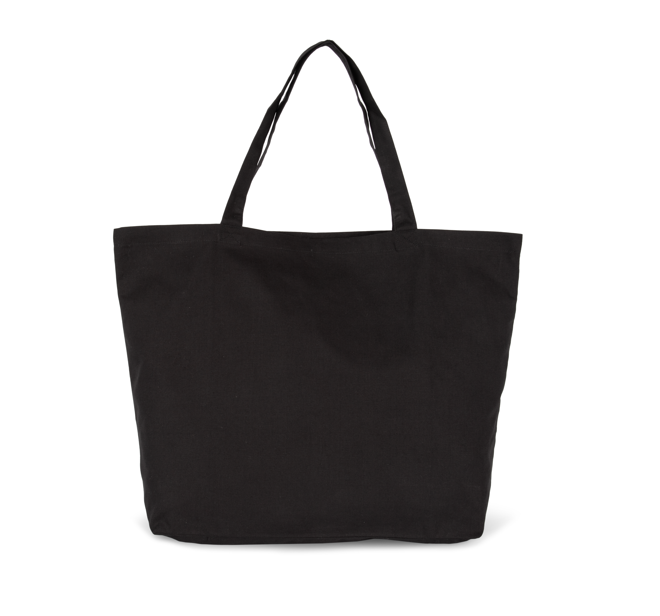 Saco de compras muito grande em algodão - Black