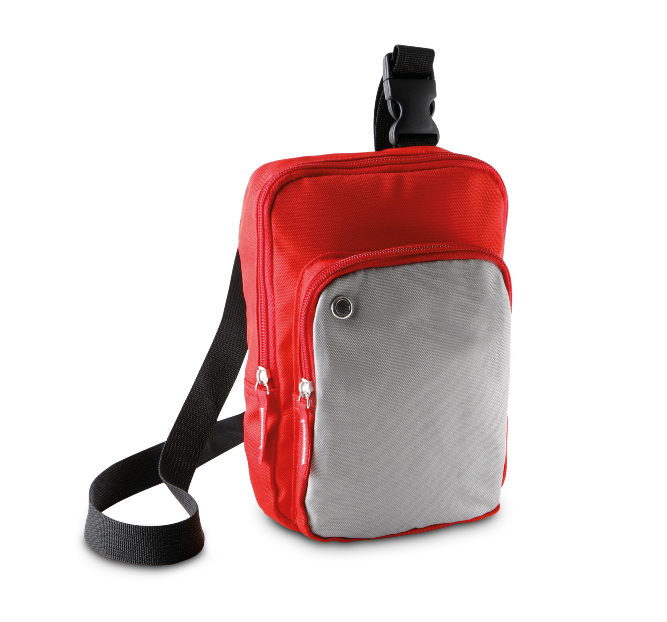 Bolsa a tiracolo - Red / Light Grey