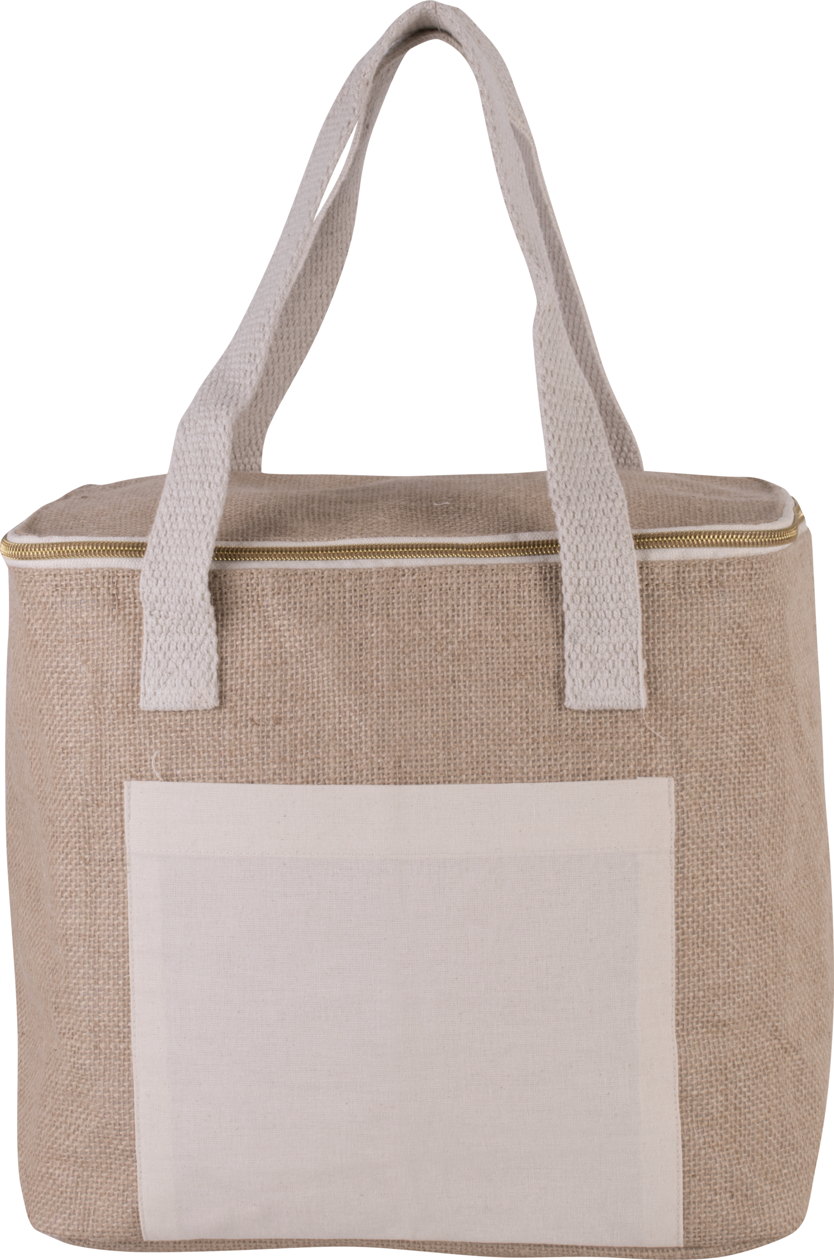 Saco isotérmico em juta - modelo médio - Natural