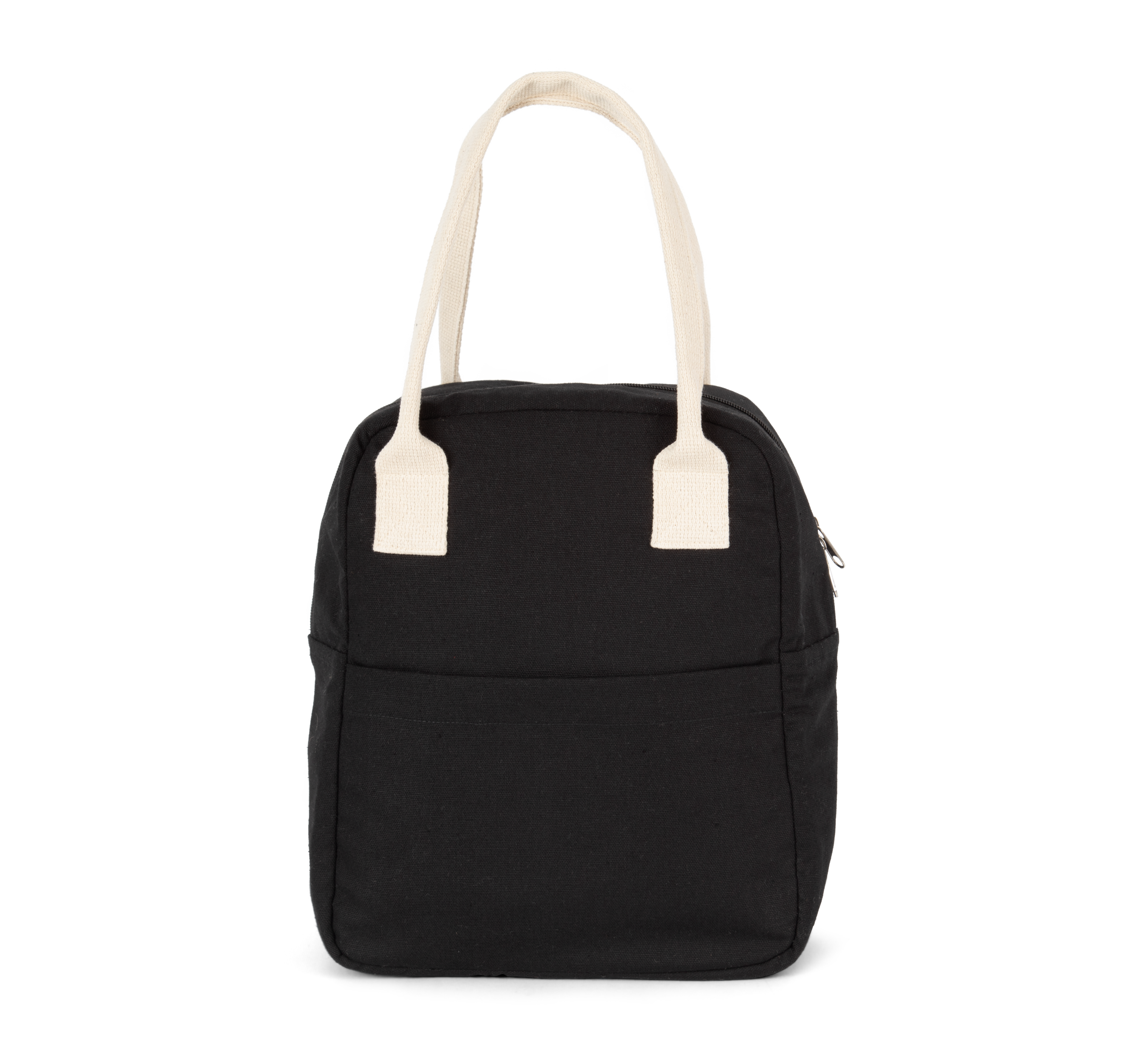 Saco isotérmico em algodão — Preto Frente