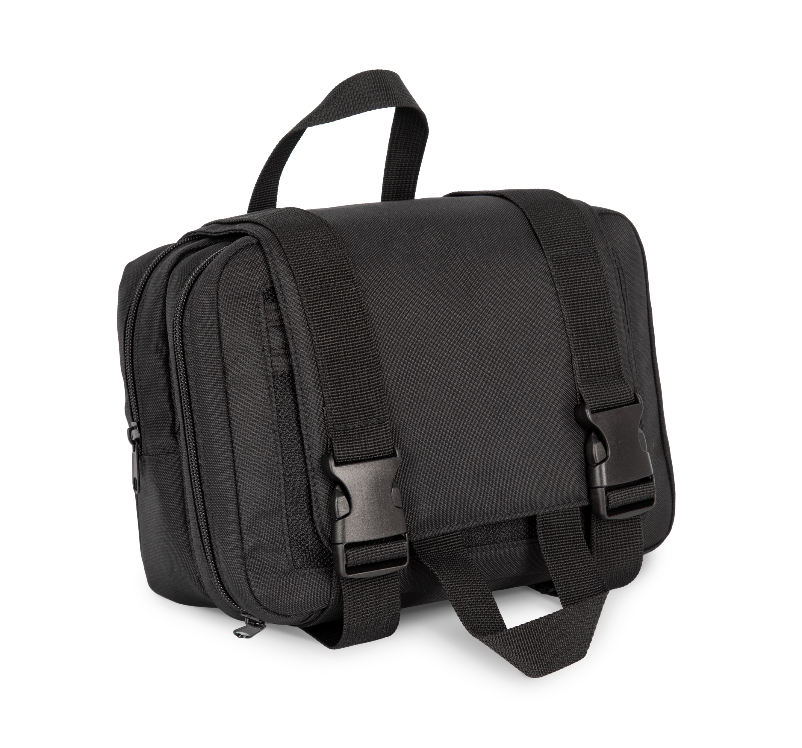 Neceser en material reciclado con doble compartimento