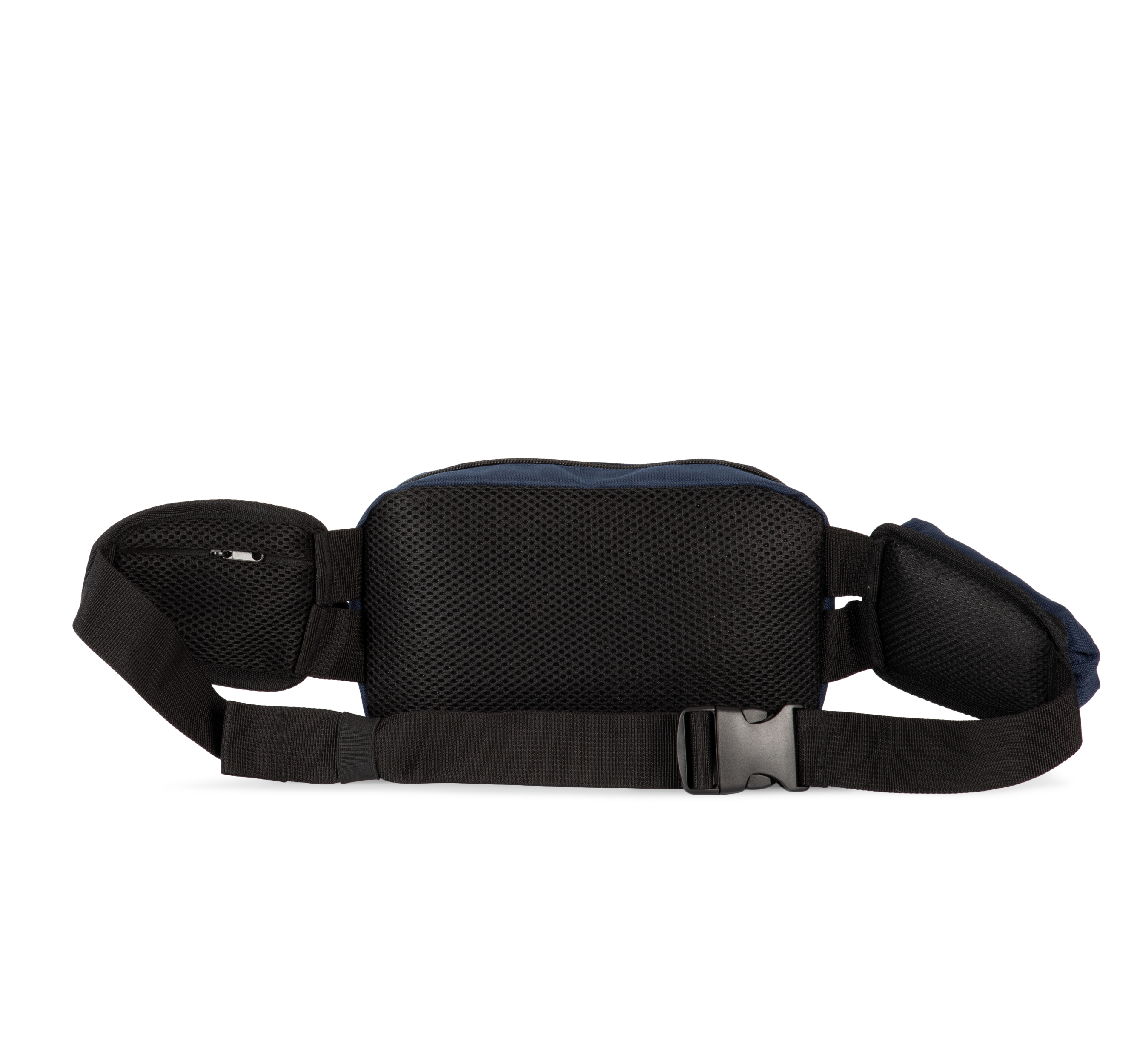 Bolsa de cintura reciclada formato grande com bolso lateral - Navy