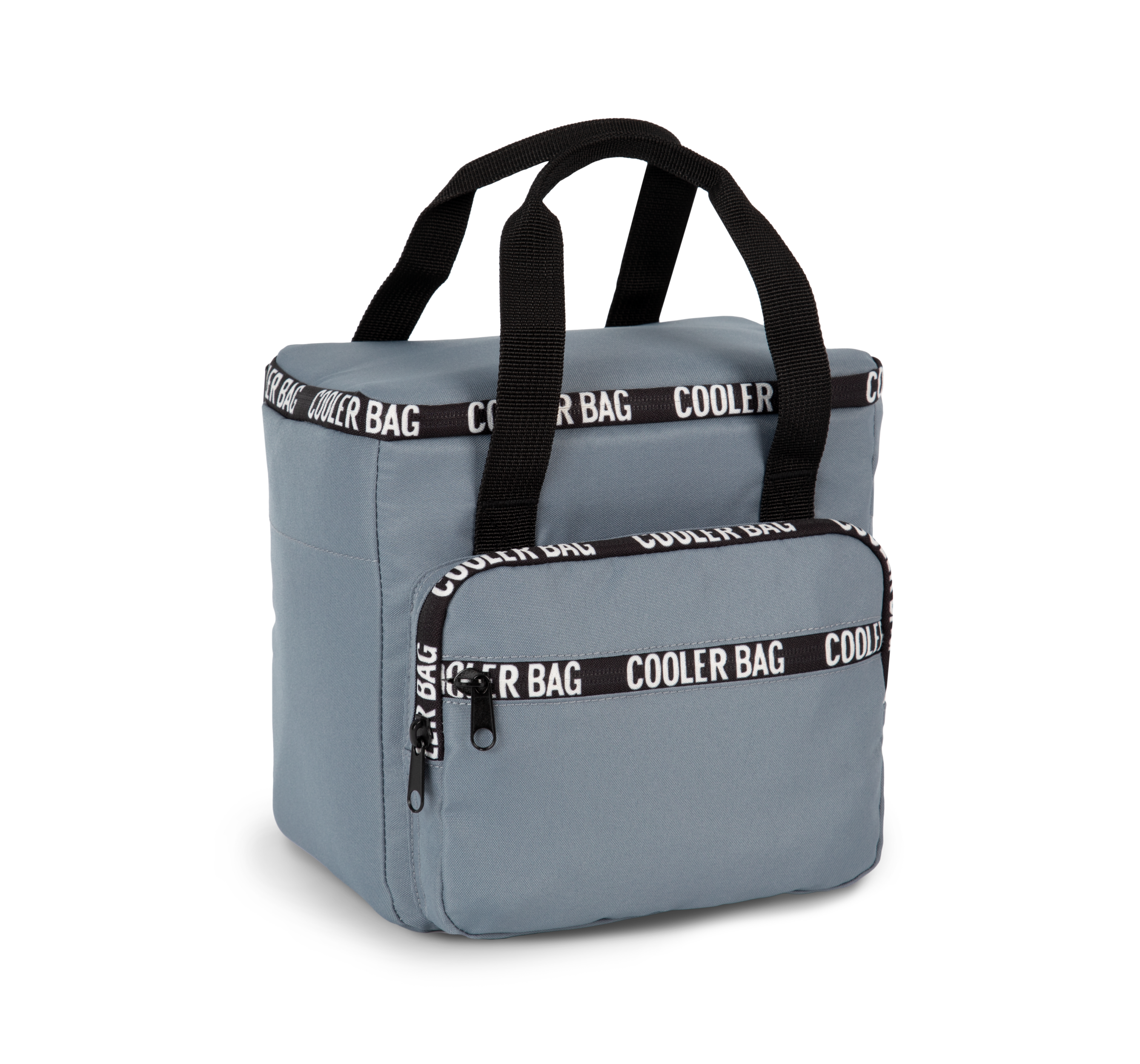 Saco isotérmico reciclado com bolso frontal - Whale Blue