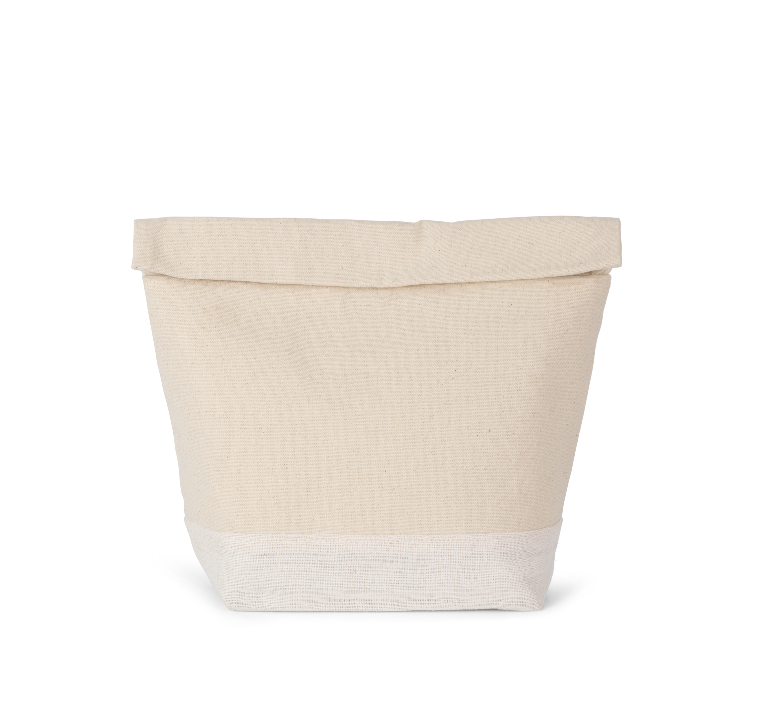 Saco isotérmico com sistema de fecho que enrola - Natural / White