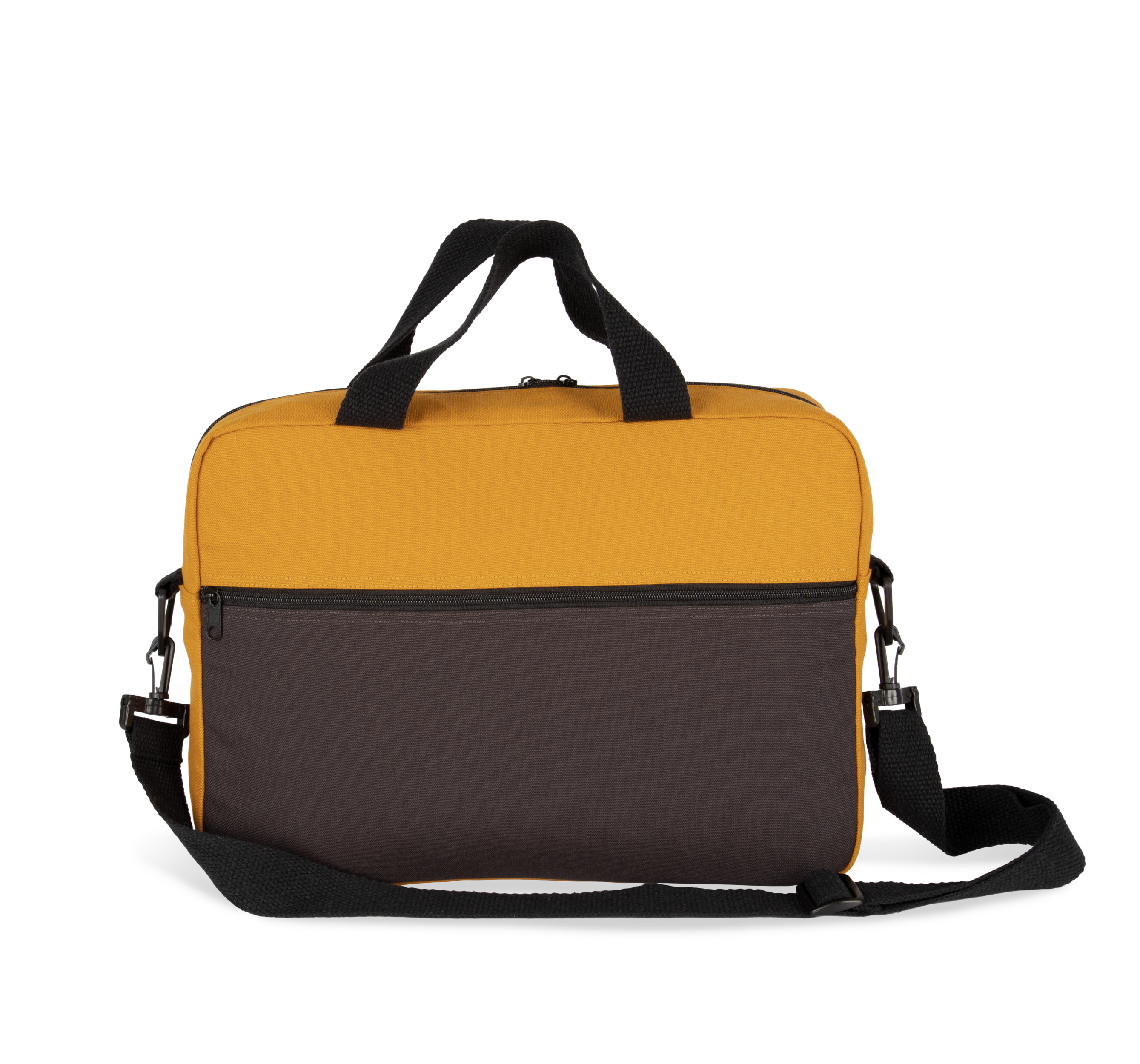 Saco de trabalho a tiracolo - Dark Grey / Curcuma