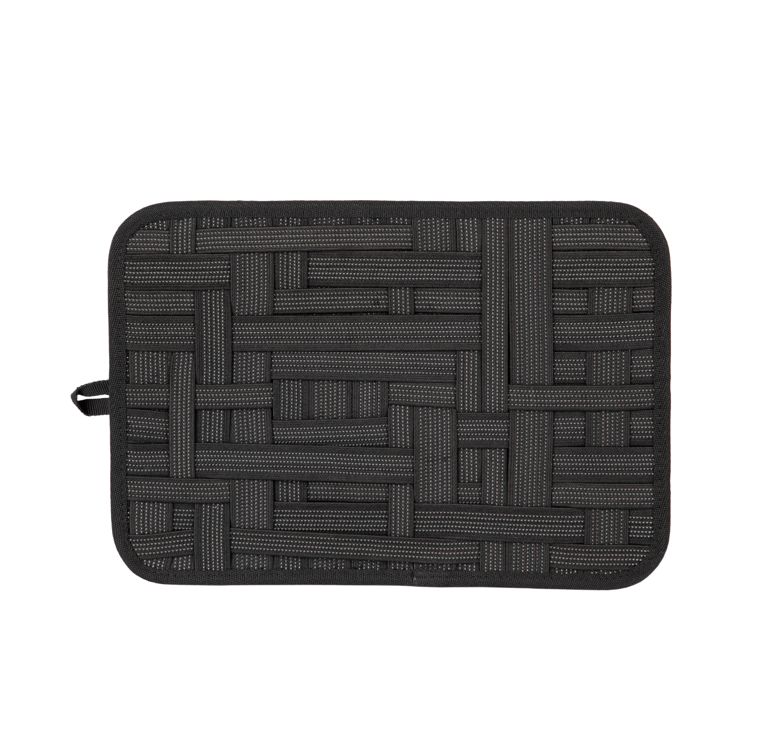 Porta tablet com arrumação para cabos e acessórios - Black