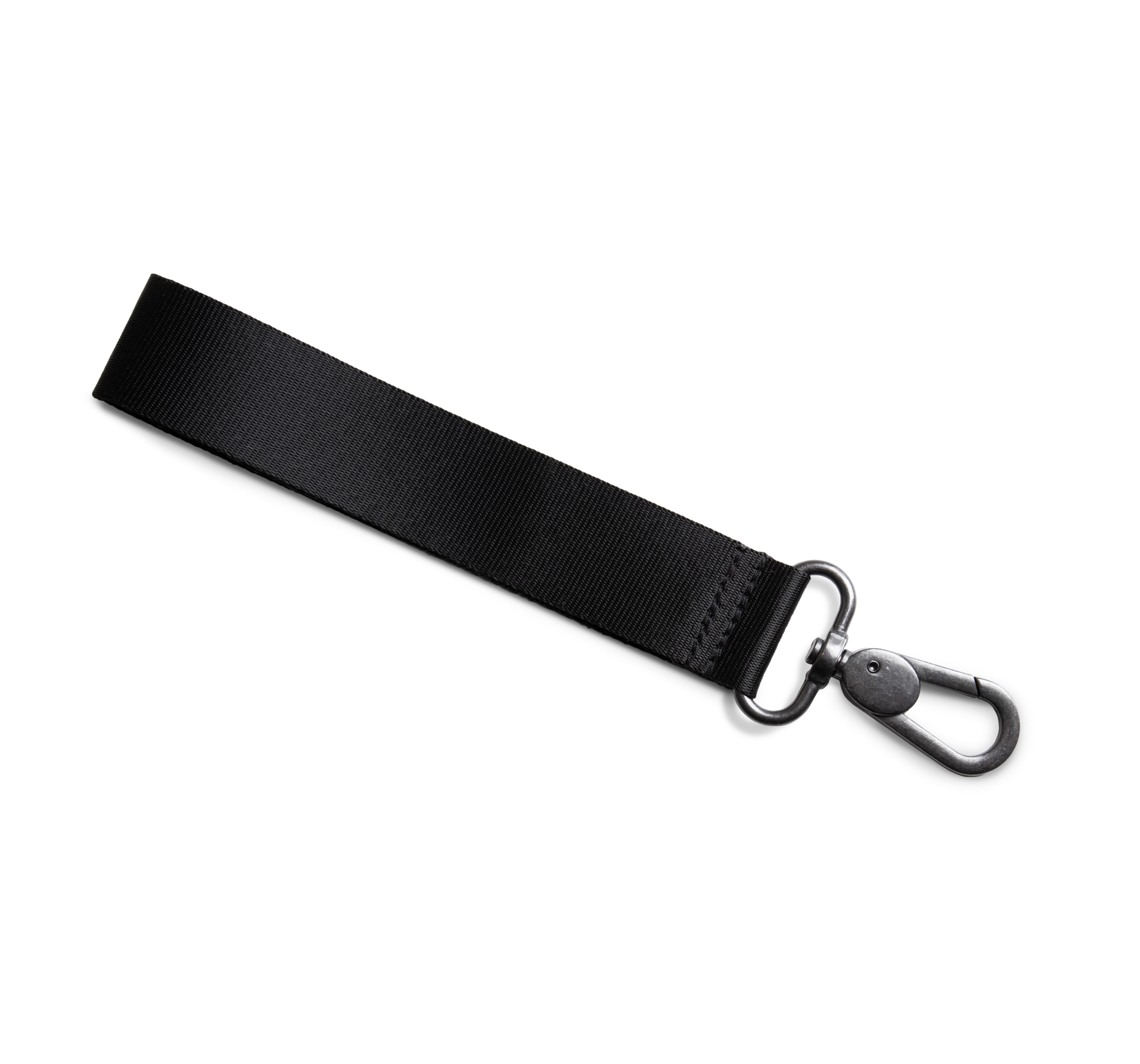 Porta-chaves com fita tecida personalizar - Black