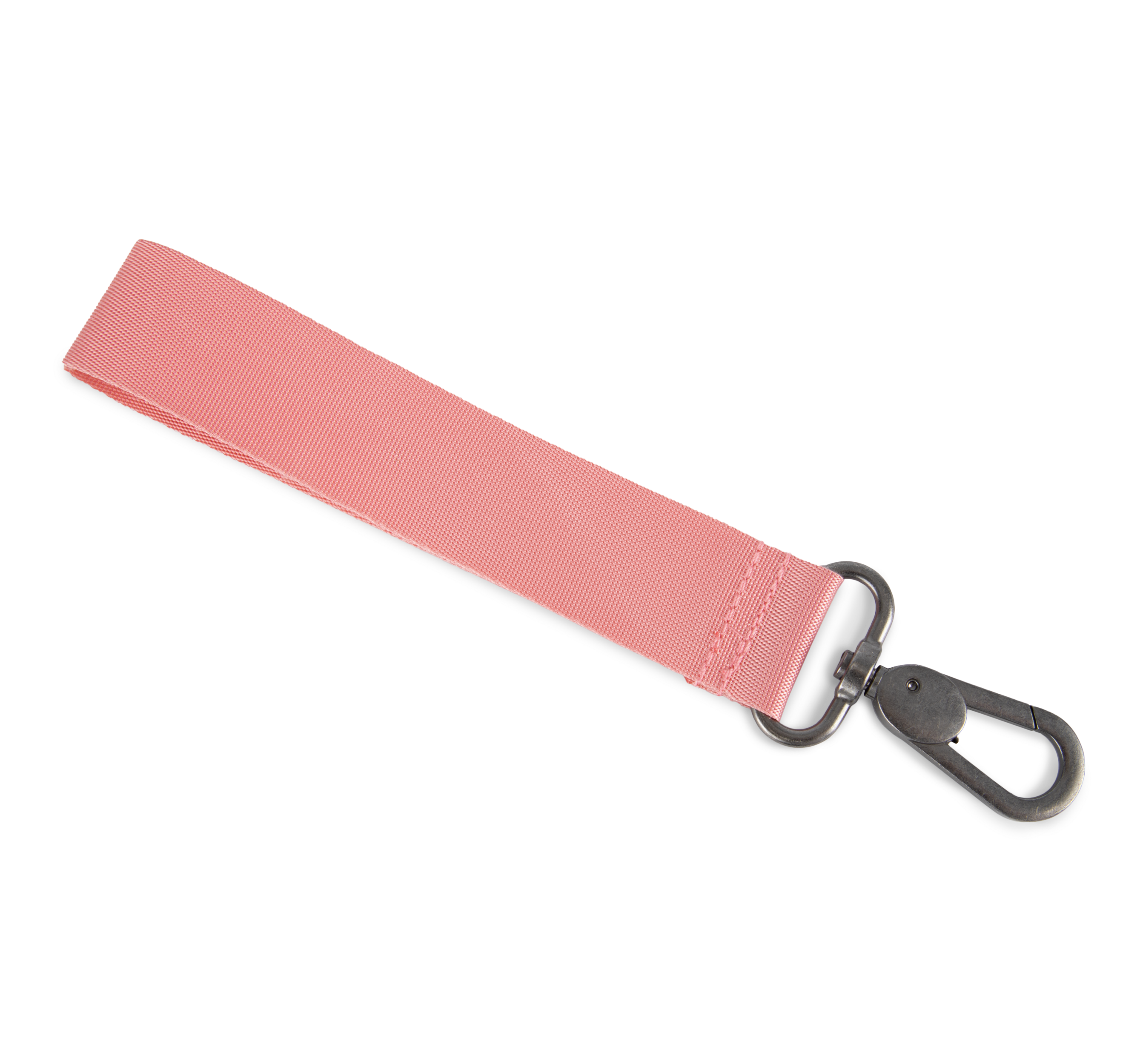Porta-chaves com fita tecida personalizar - Pink