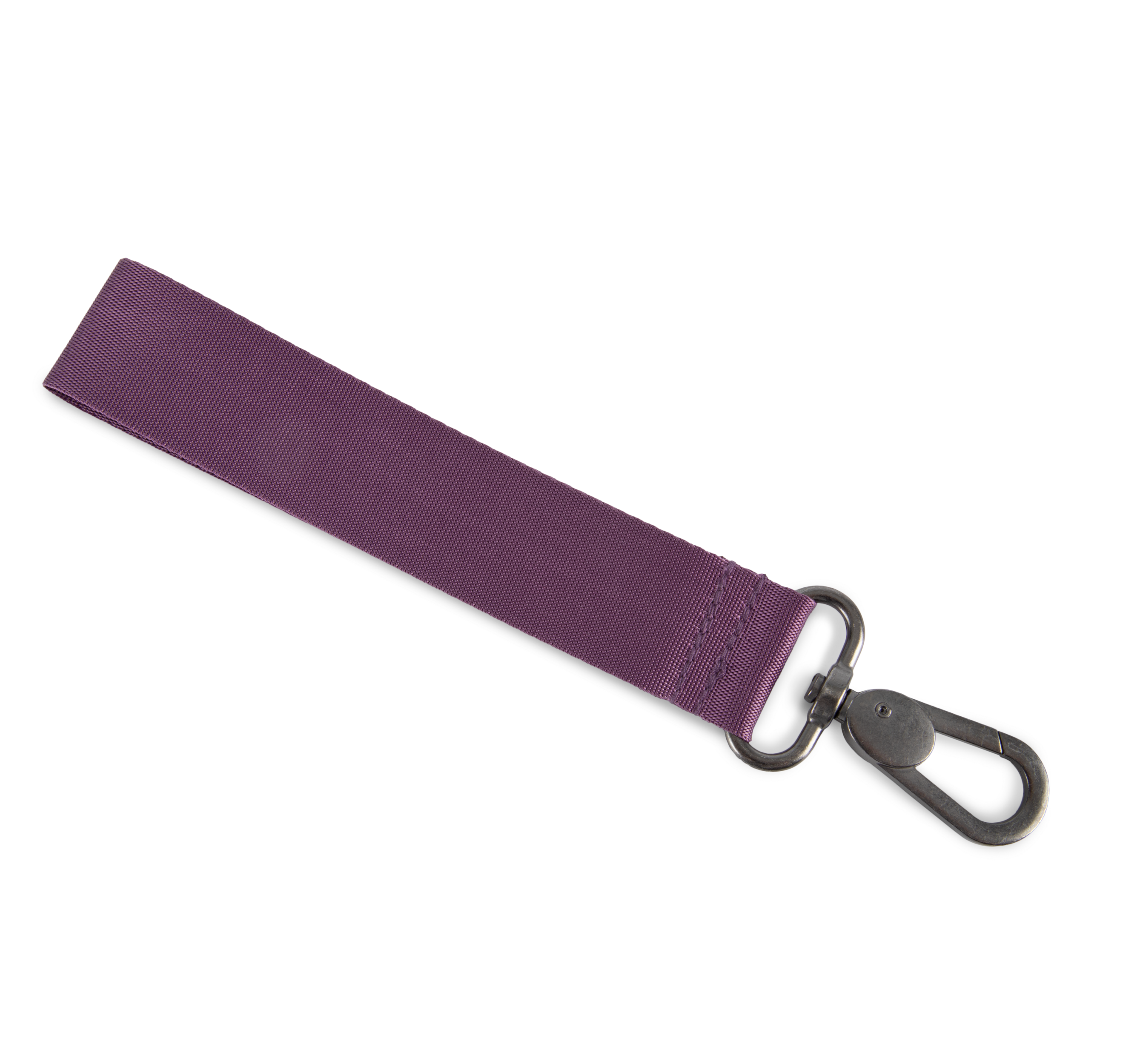 Porta-chaves com fita tecida personalizar - Purple