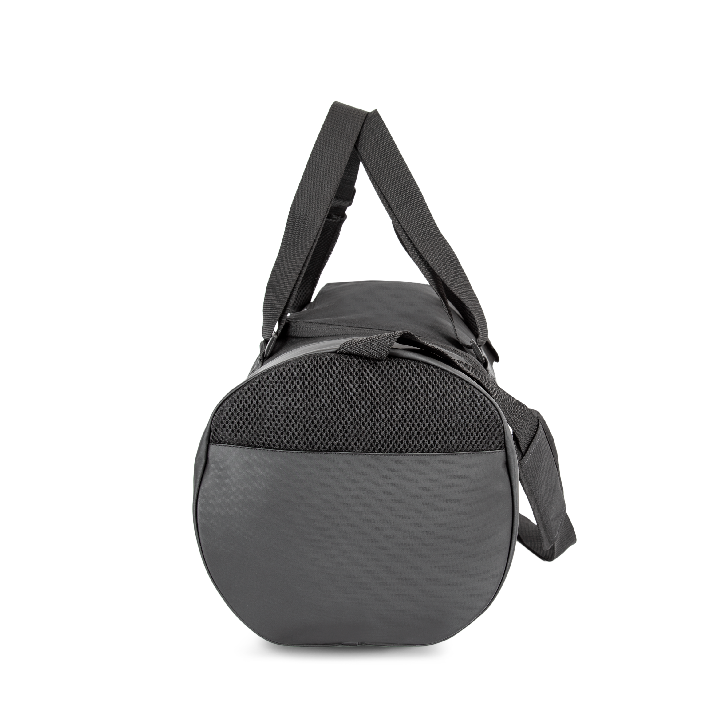 Bolsa de deporte cilíndrica con compartimento separado para calzado