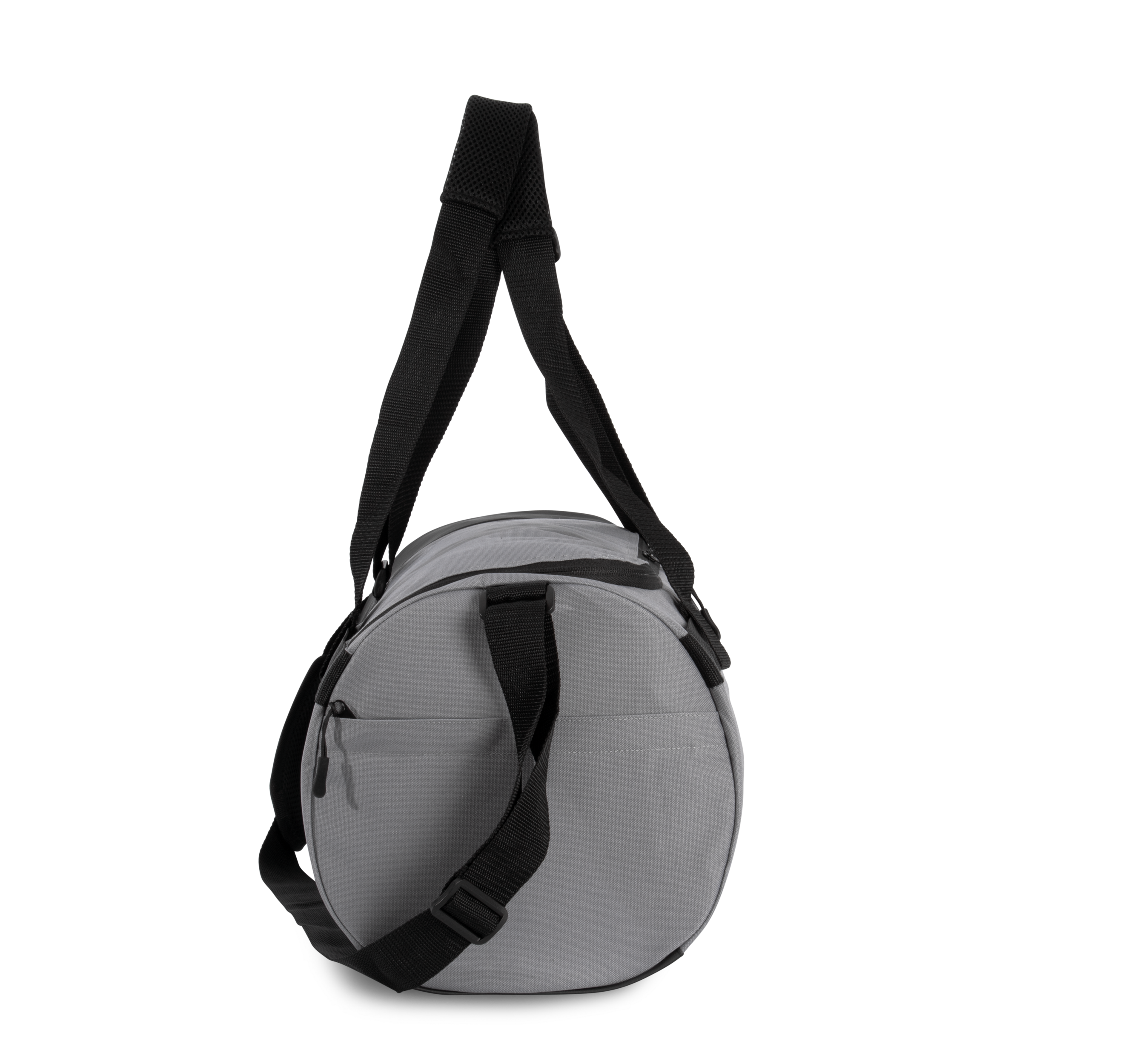 Bolsa de deporte cilíndrica con compartimento separado para calzado