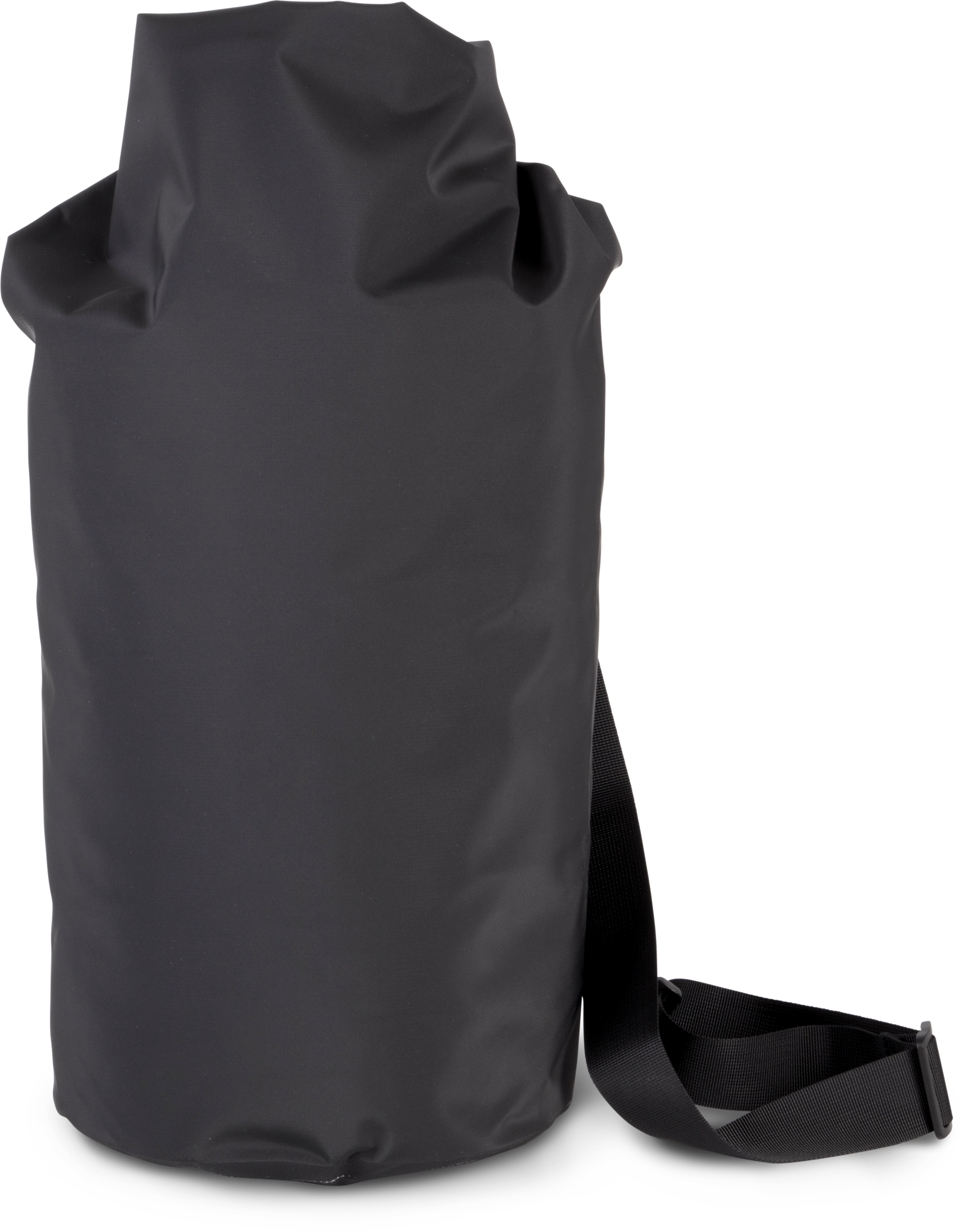 Saco impermeável Roll-Top de 20L — Preto Frente