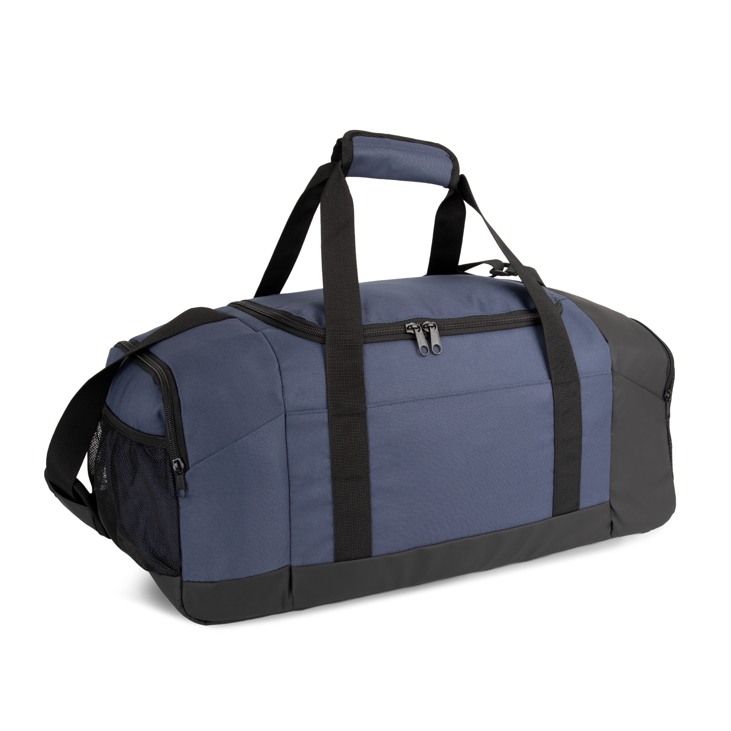 Bolsa de deporte en material reciclado con doble compartimento lateral