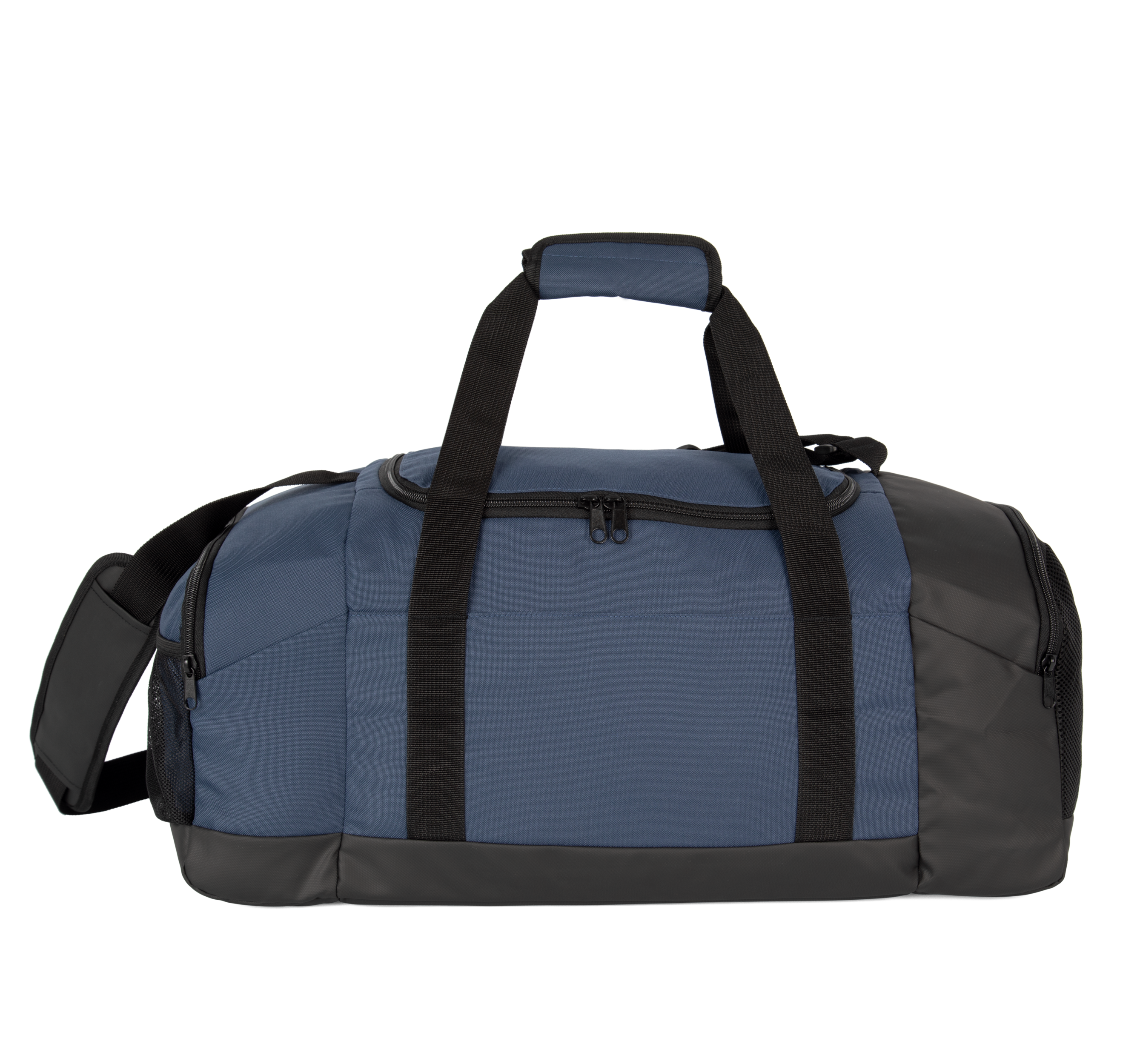 Bolsa de deporte en material reciclado con doble compartimento lateral