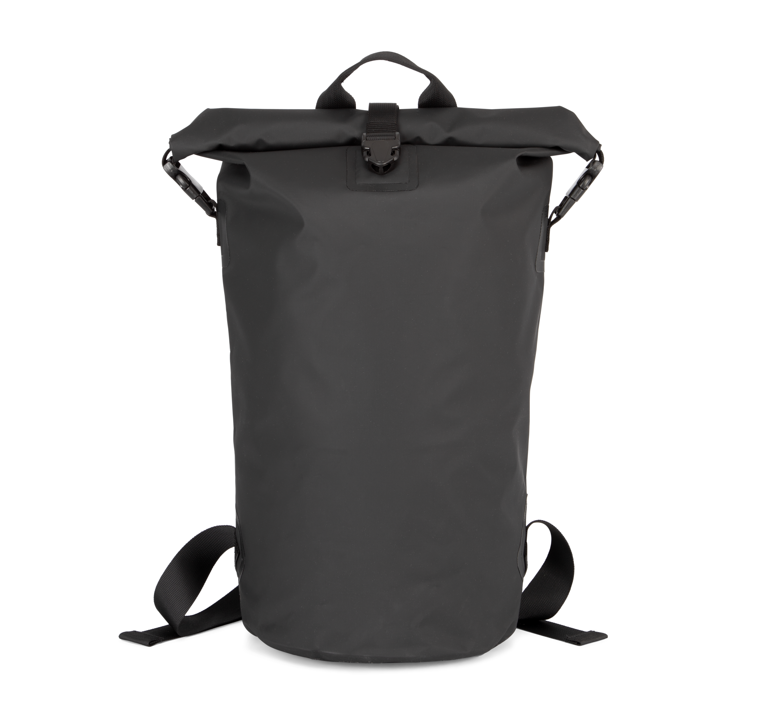 Saco de arrumação impermeável Roll-Top — Preto Frente