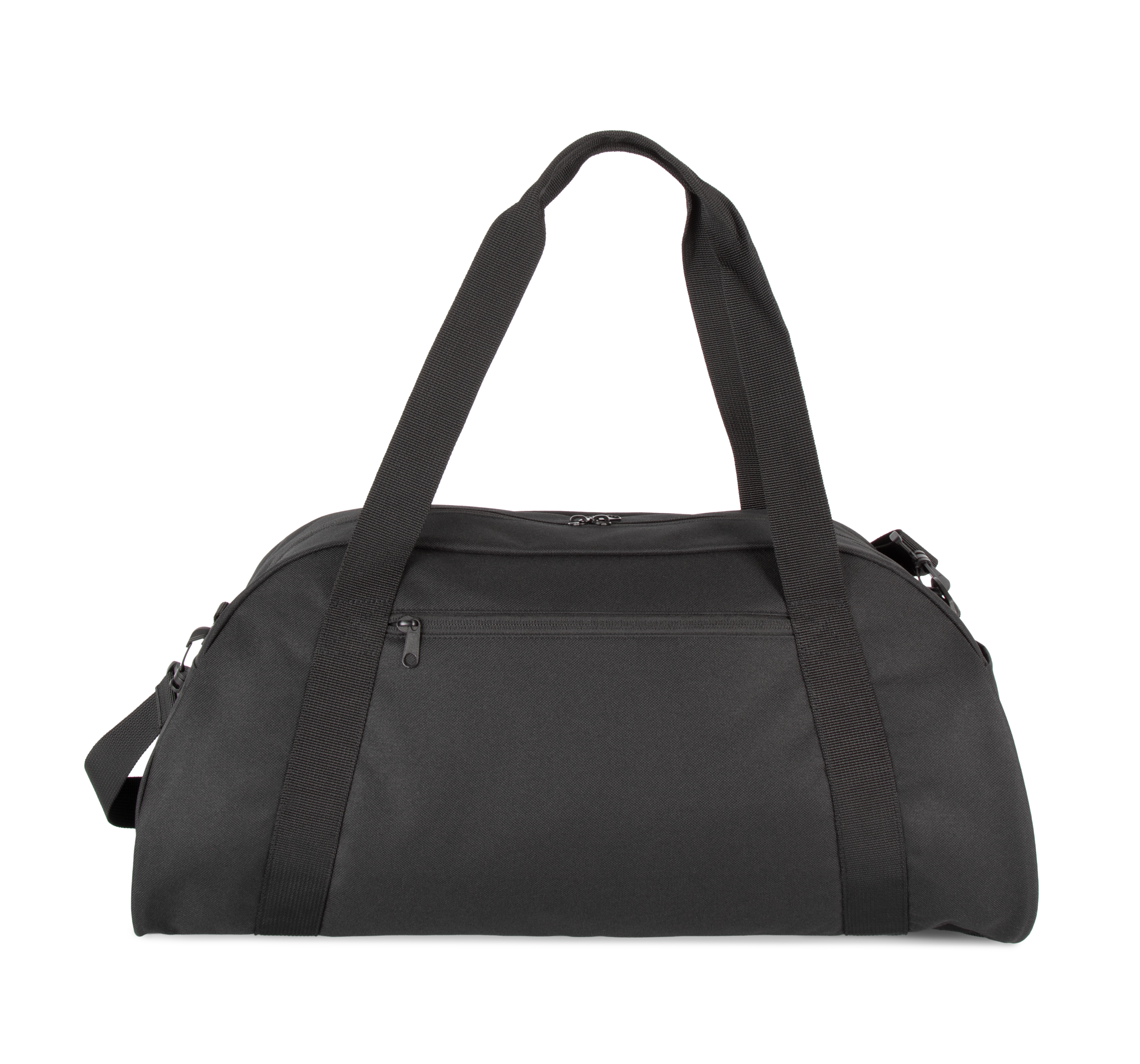 Saco de desporto com alça de ombro — Preto Frente